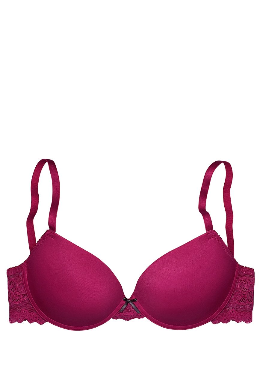 Lascana Push-up-bh met beugel en kanten achterkant, dessous