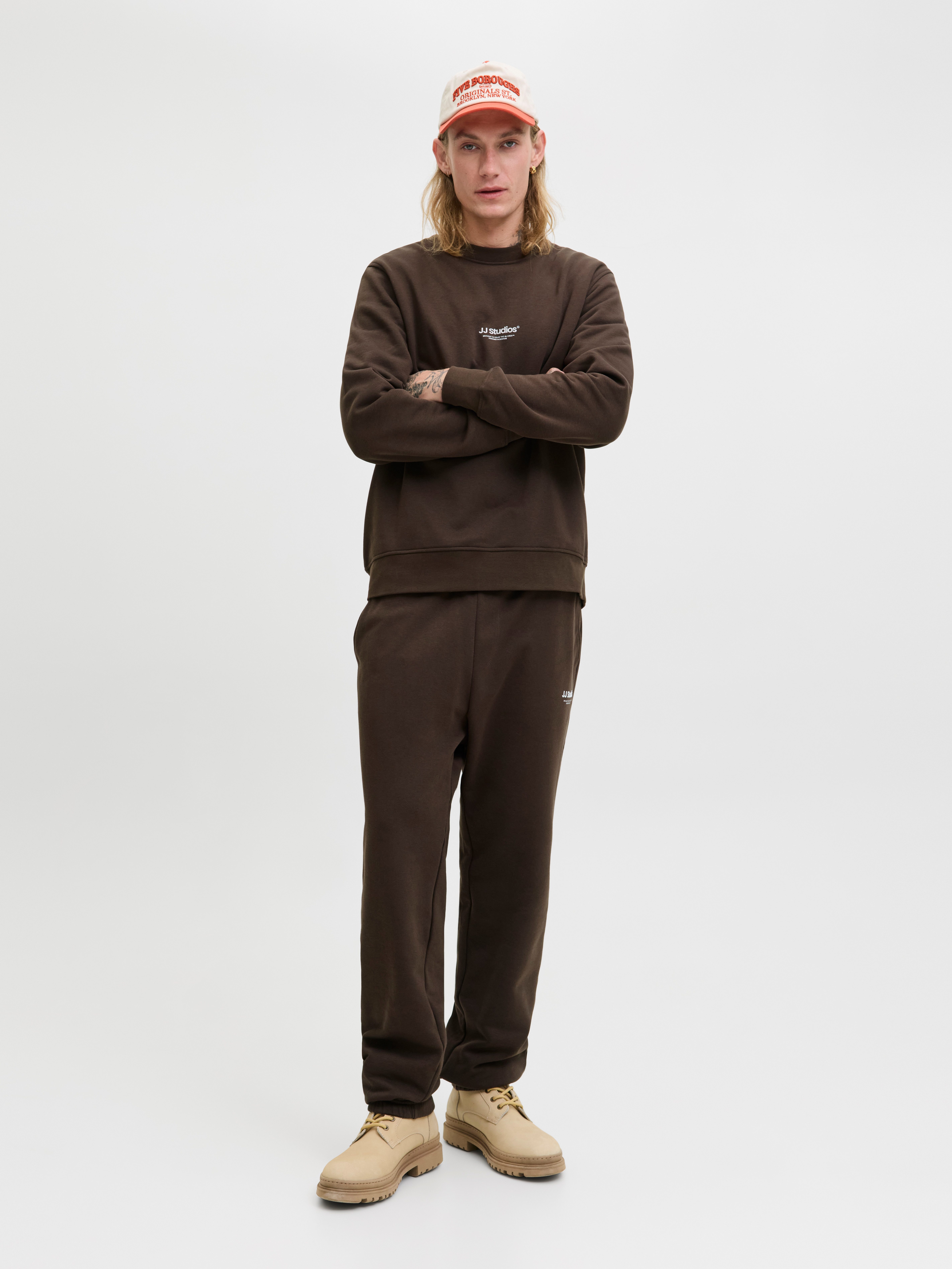 Jack & Jones Sweatshirt JJESOHO SWEAT CREW NECK NOOS