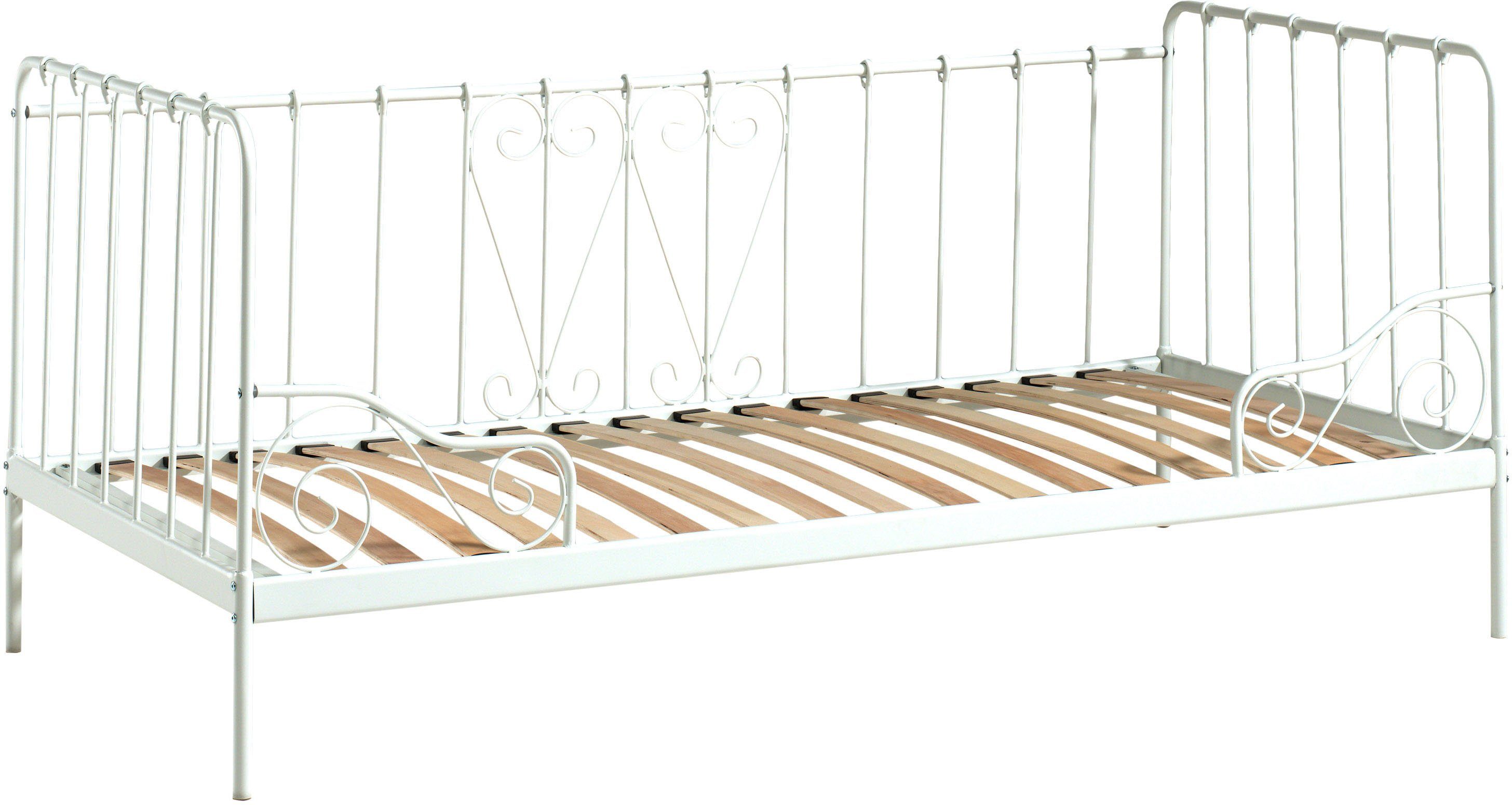 Vipack Kinderbed Alice Metalen bed, met lattenbodem eenpersoonsbedden wit