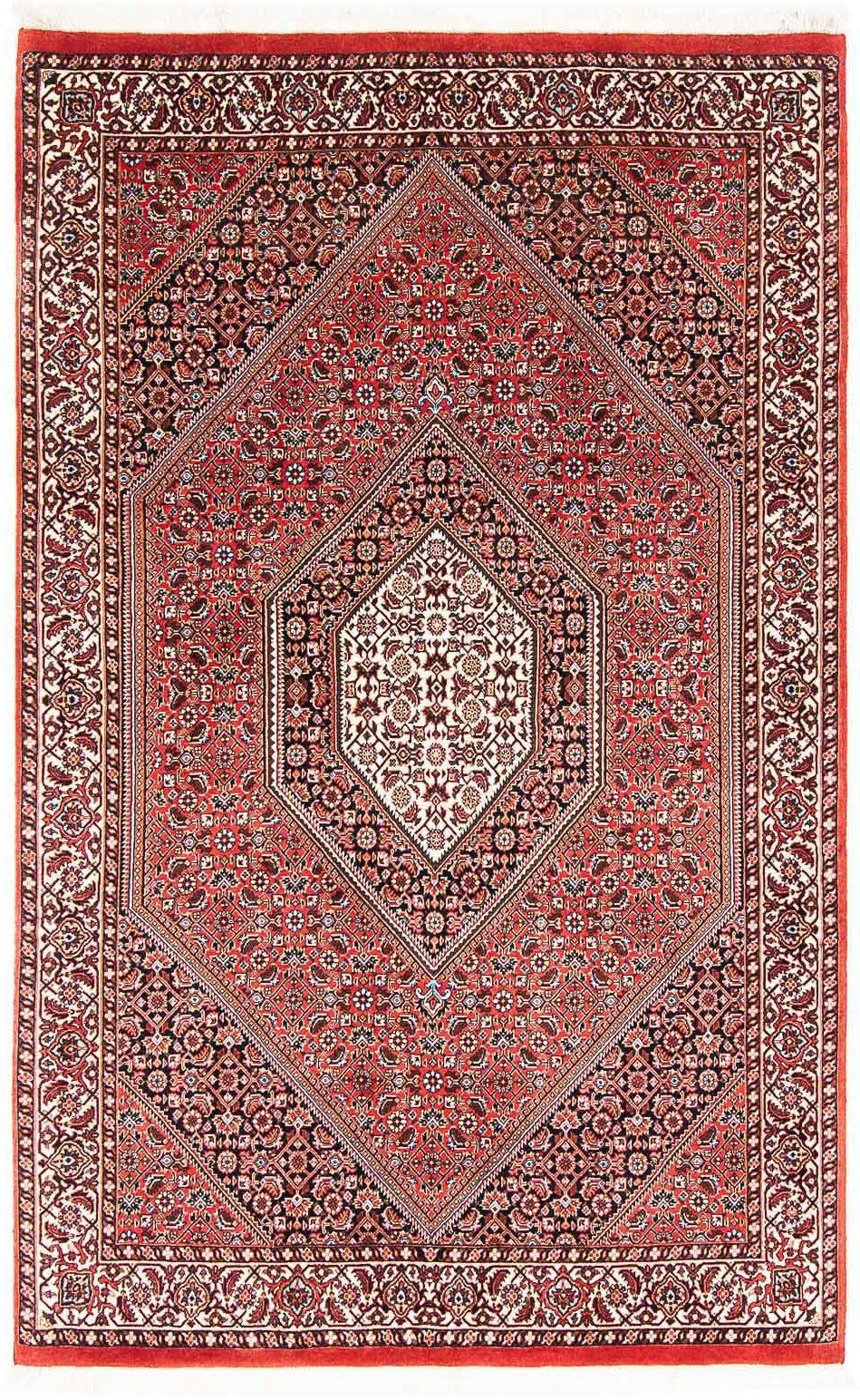 morgenland Zijden vloerkleed Bidjar medaillon 178 x 109 cm Uniek exemplaar met certificaat