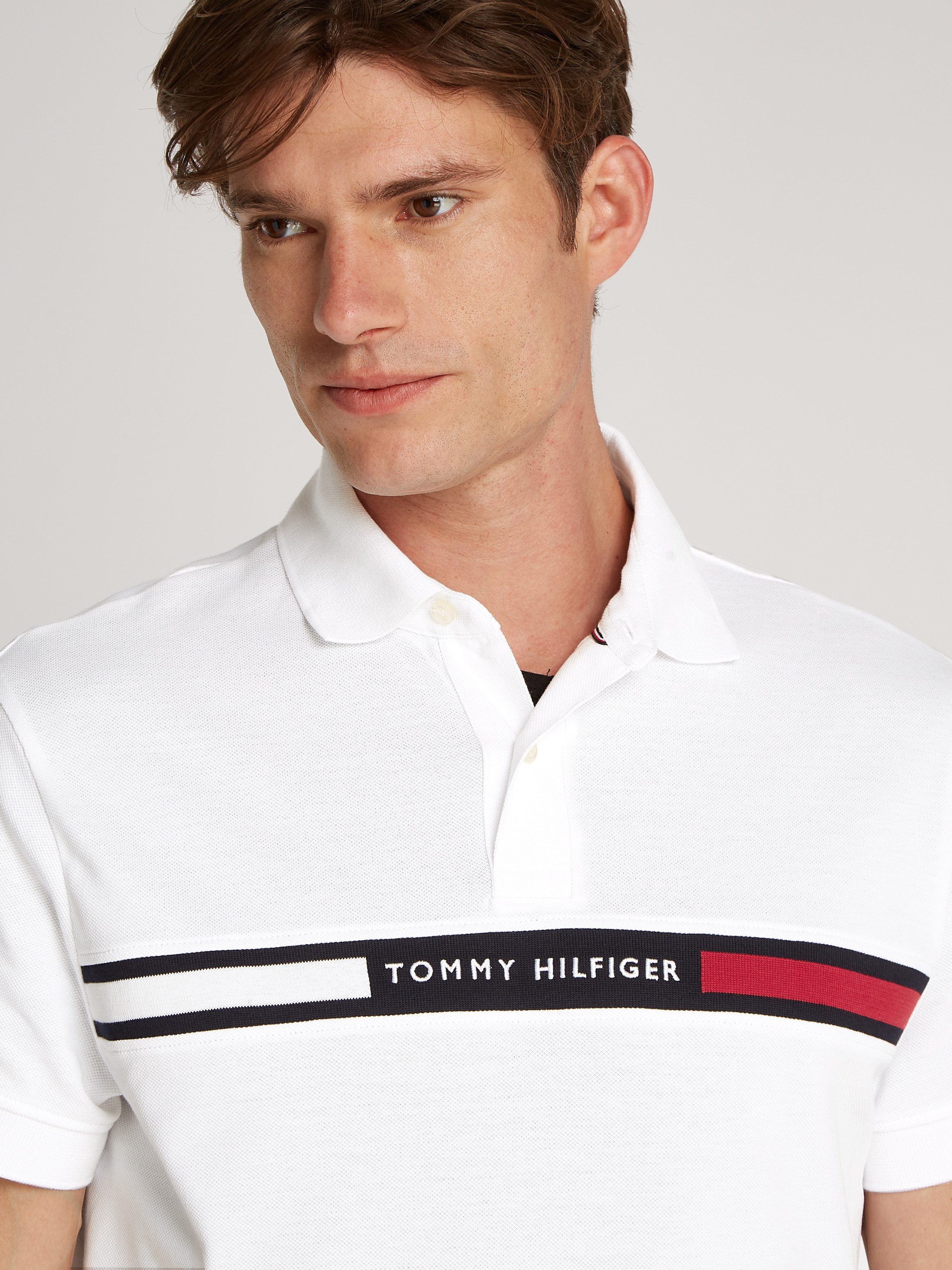 Tommy Hilfiger Poloshirt HILFIGER CHEST INSERT REG POLO