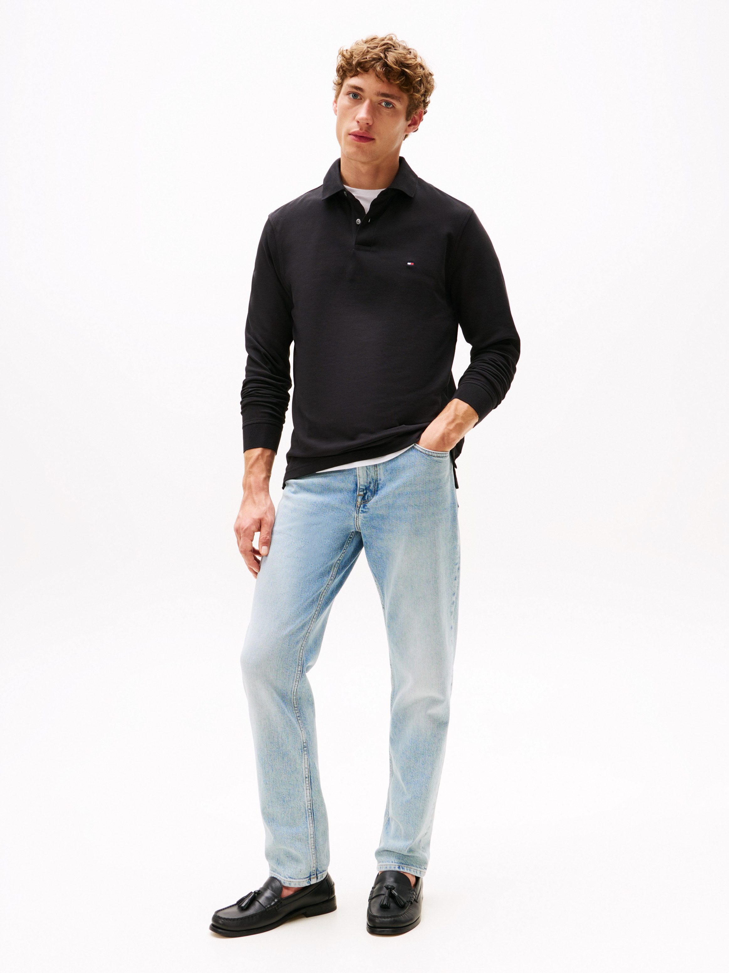 Tommy Hilfiger Poloshirt met lange mouwen 1985 REGULAR LS POLO