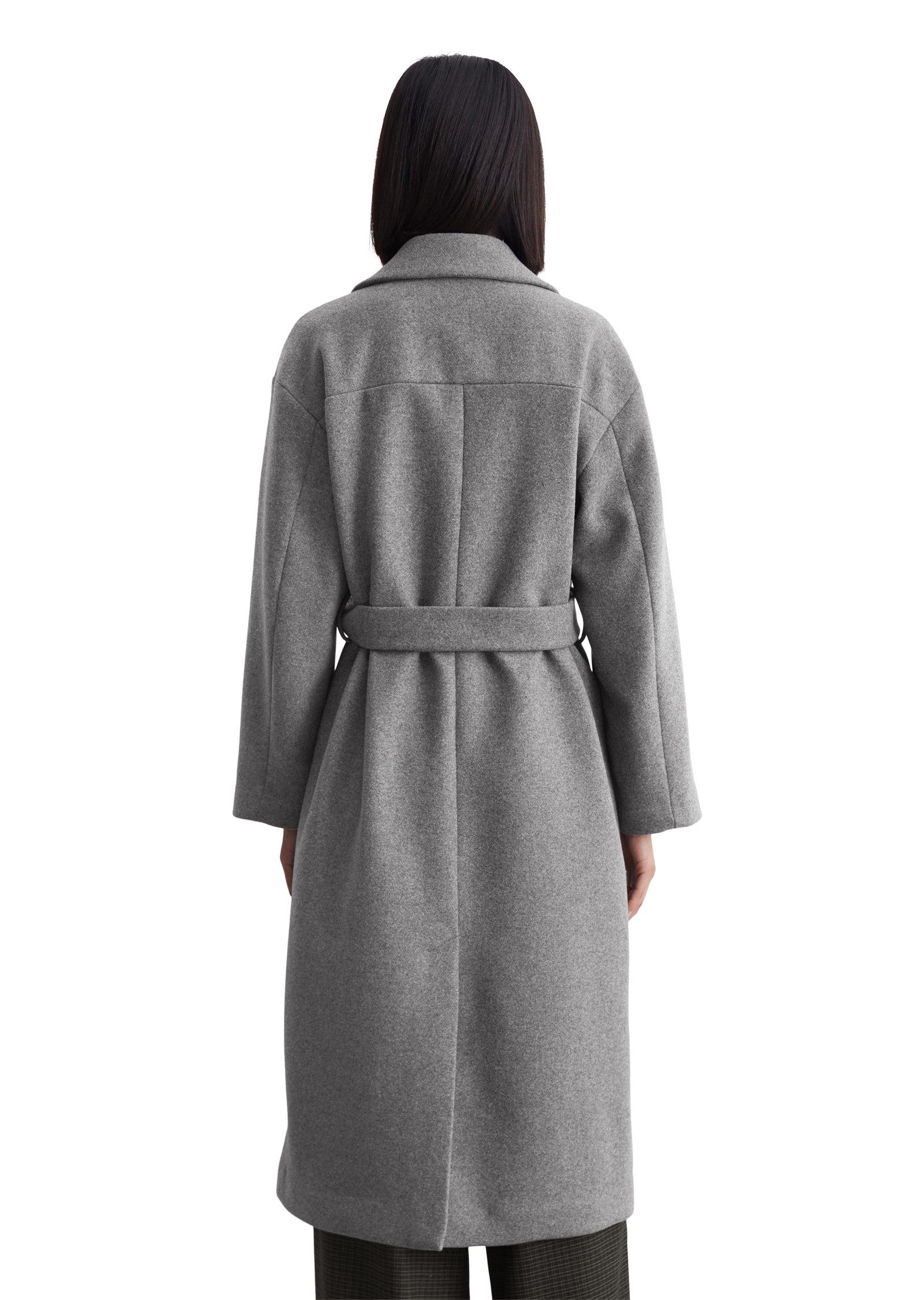 Marc O'Polo DENIM Winterjas met split achter en afneembare riem