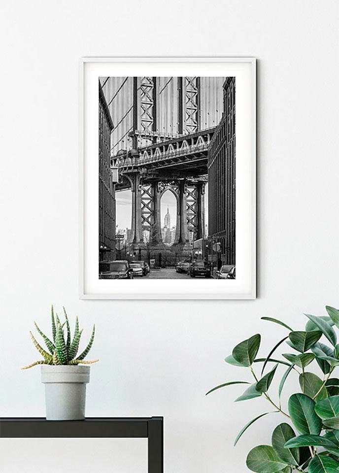Komar Wanddecoratie Brooklyn Bridge Wanddecoratie - zonder lijst (1 stuk)