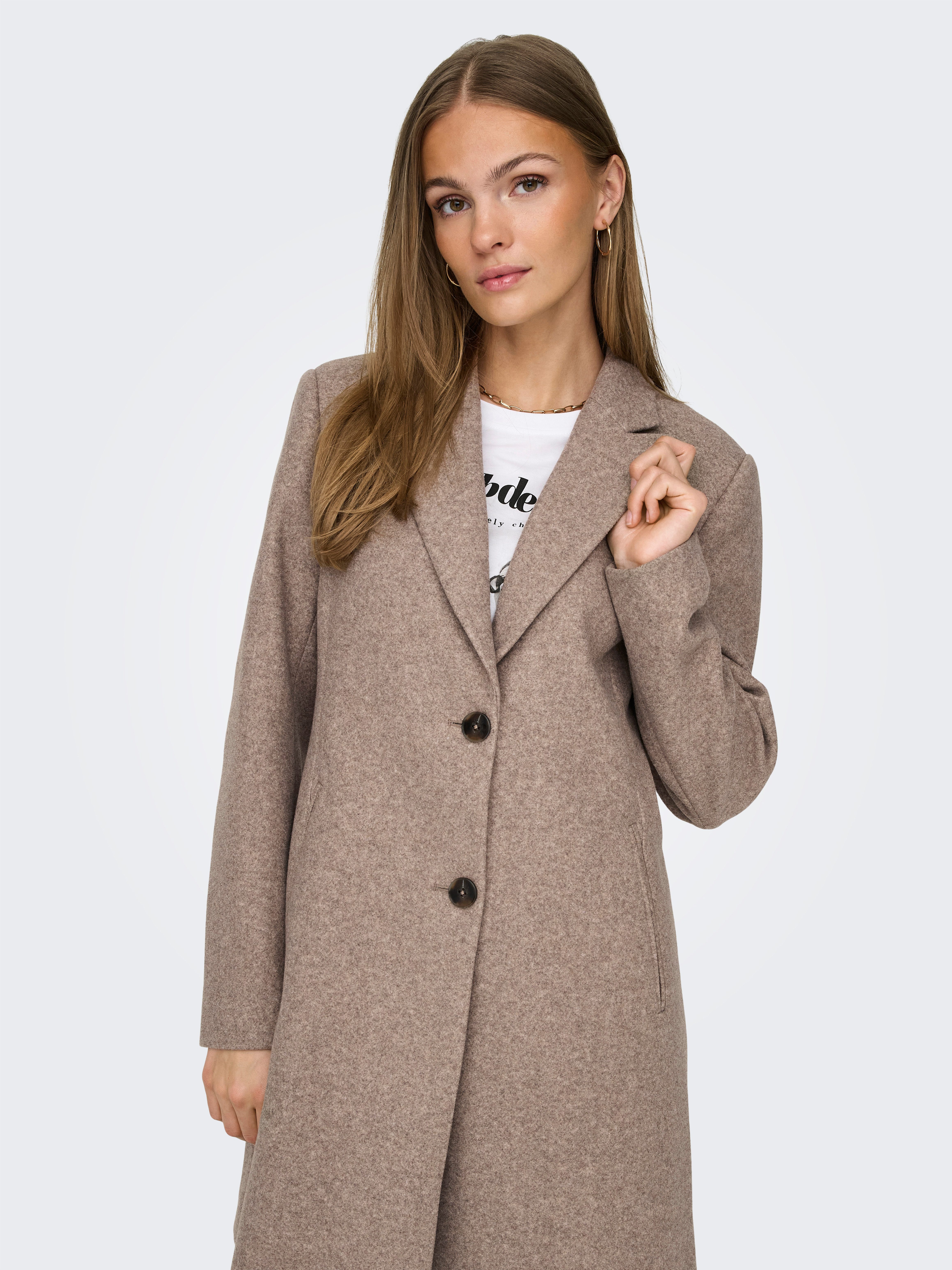 JDY Korte jas JDYECHO LIFE COAT OTW NOOS