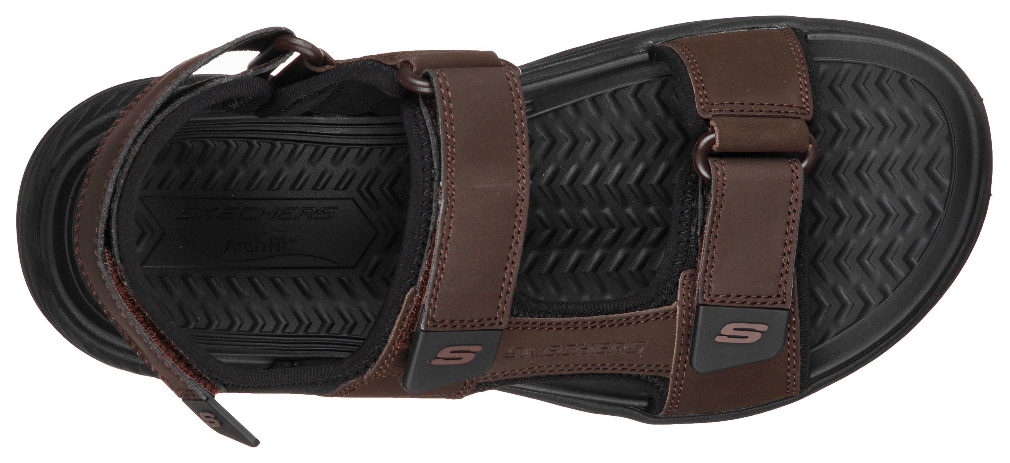Skechers Sandalen KONTRA , zomerschoen, klittenbandschoen, vrijetijdssandaal, met arch-fit uitrusting