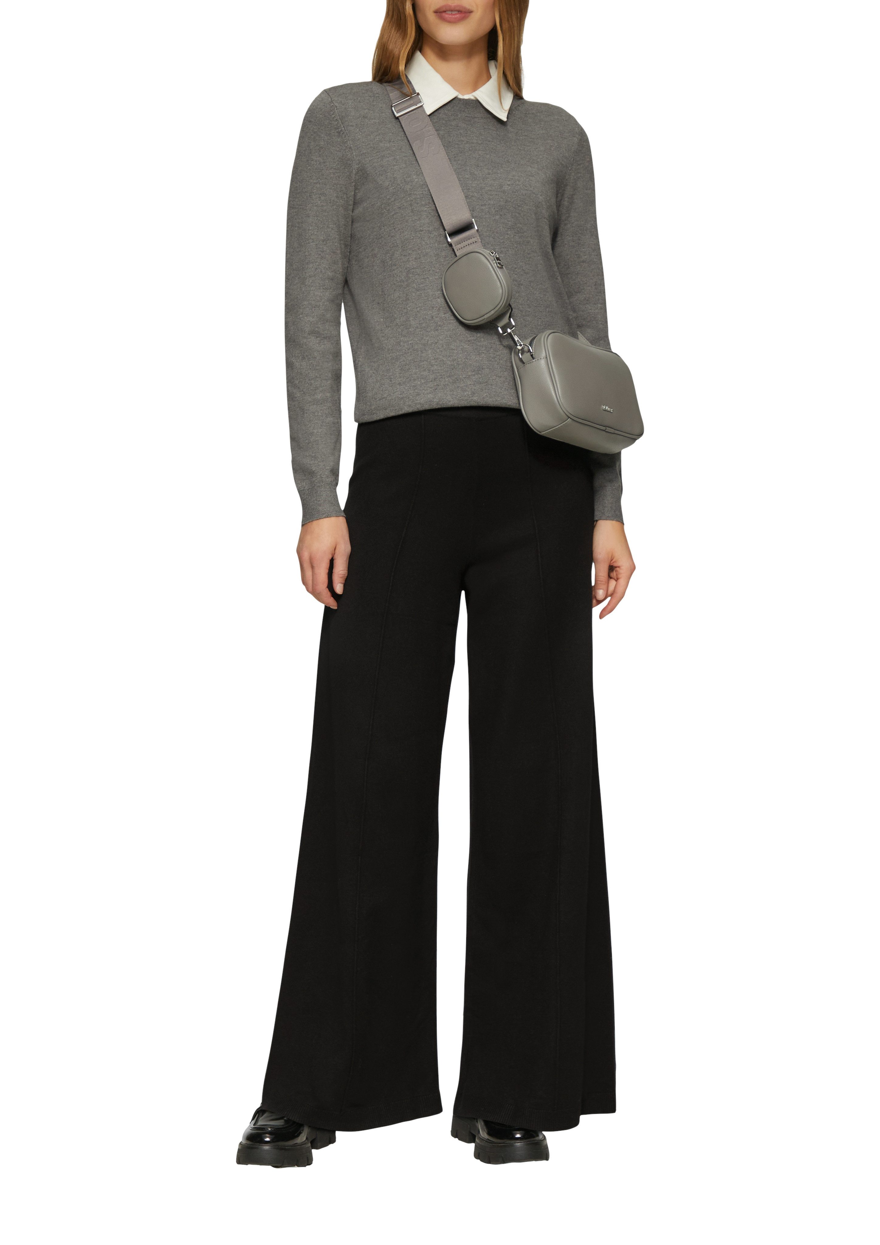 s.Oliver Tricotbroek met elastische taille