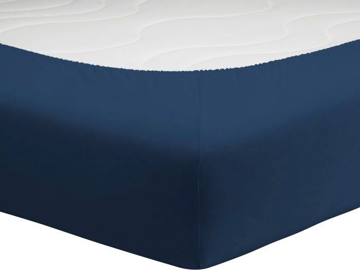 Schlafgut Hoeslaken Mako-jersey van 100% katoen, bedlakens voor matrassen tot 20 cm hoogte, in 90x200, 140x200 of 180x200 cm (1 stuk)