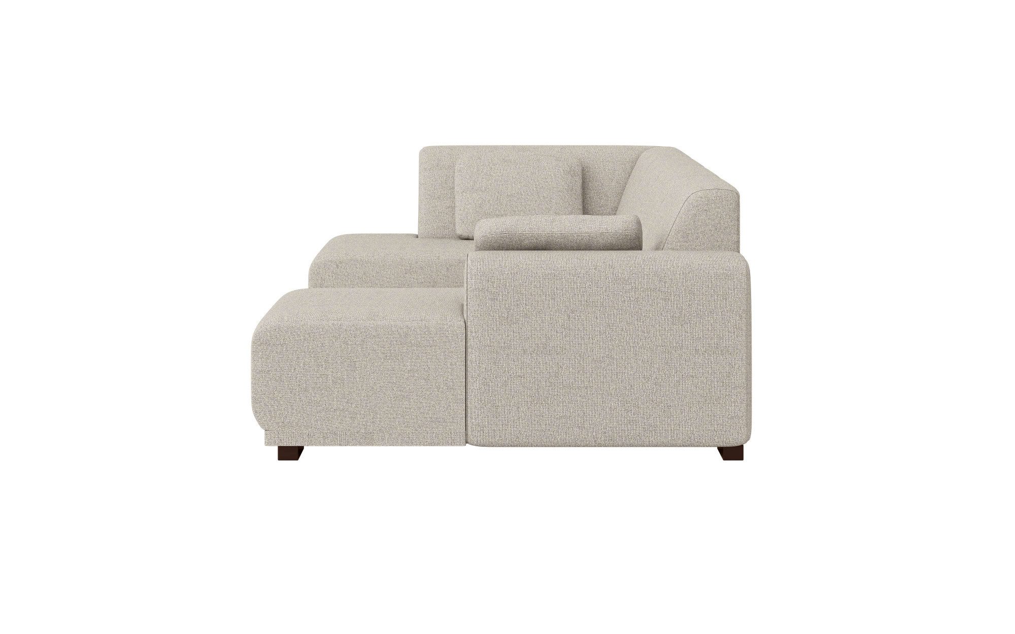 Home affaire Zithoek BORNHOLM U-vorm met chaise longue rechts/links, B/D/H: 300/162/85 cm U-vorm met golvende ondervering, chaise longue rechts of links bestelbaar