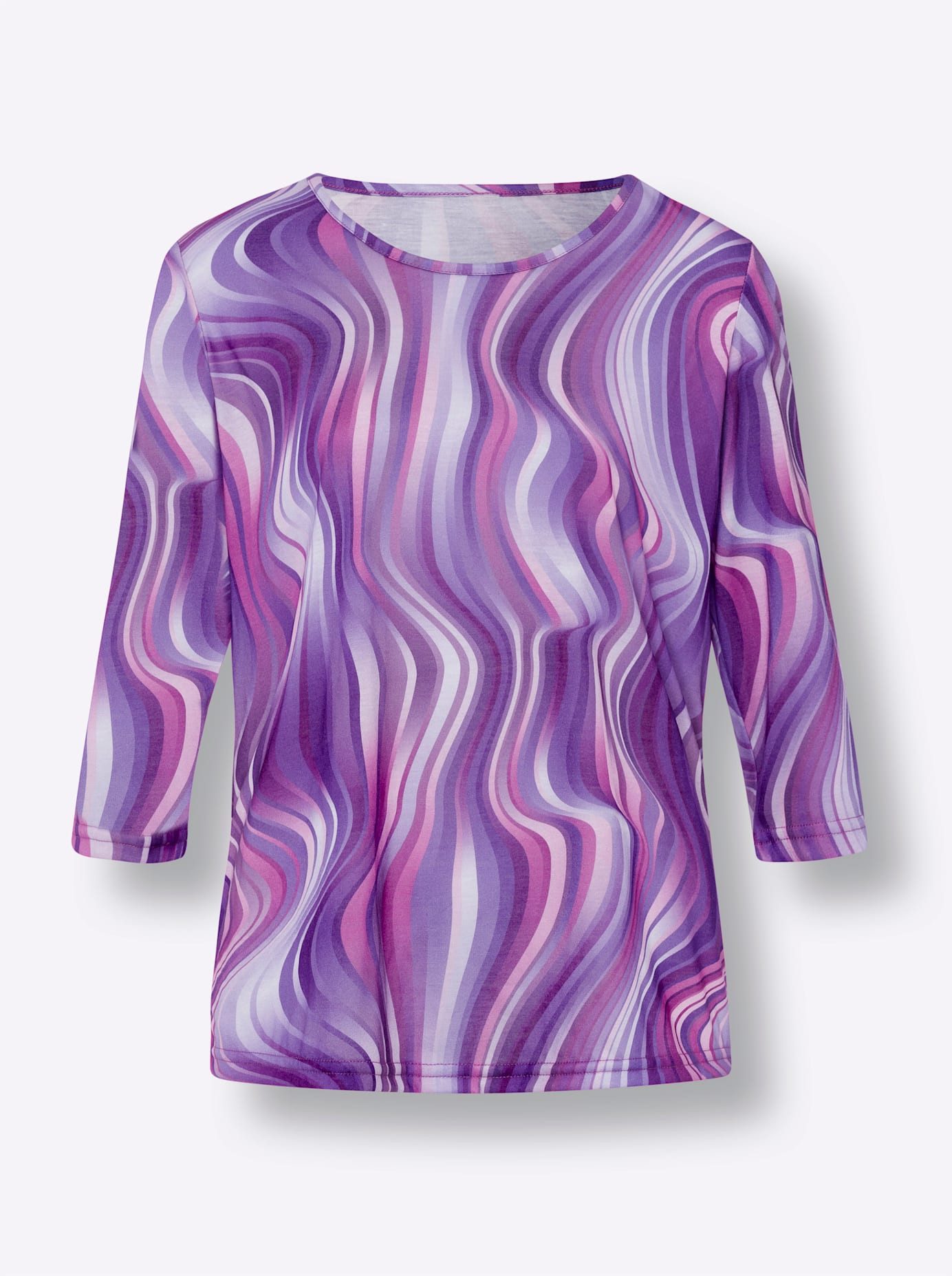 Classic Basics Shirt met lange mouwen Shirt met ronde hals (1-delig)