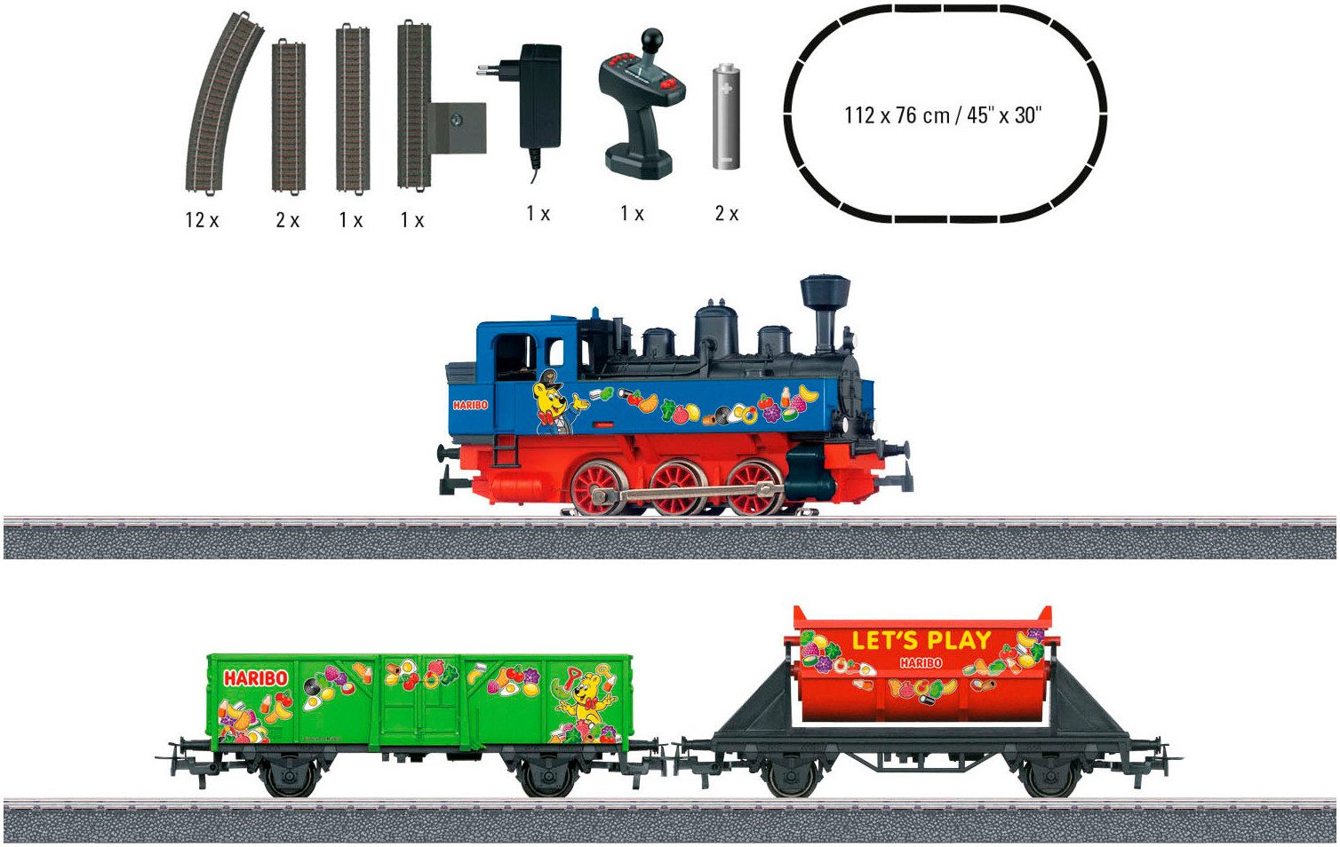 Märklin Modelspoorbaanset Märklin start up - startset HARIBO - 29132 (set)