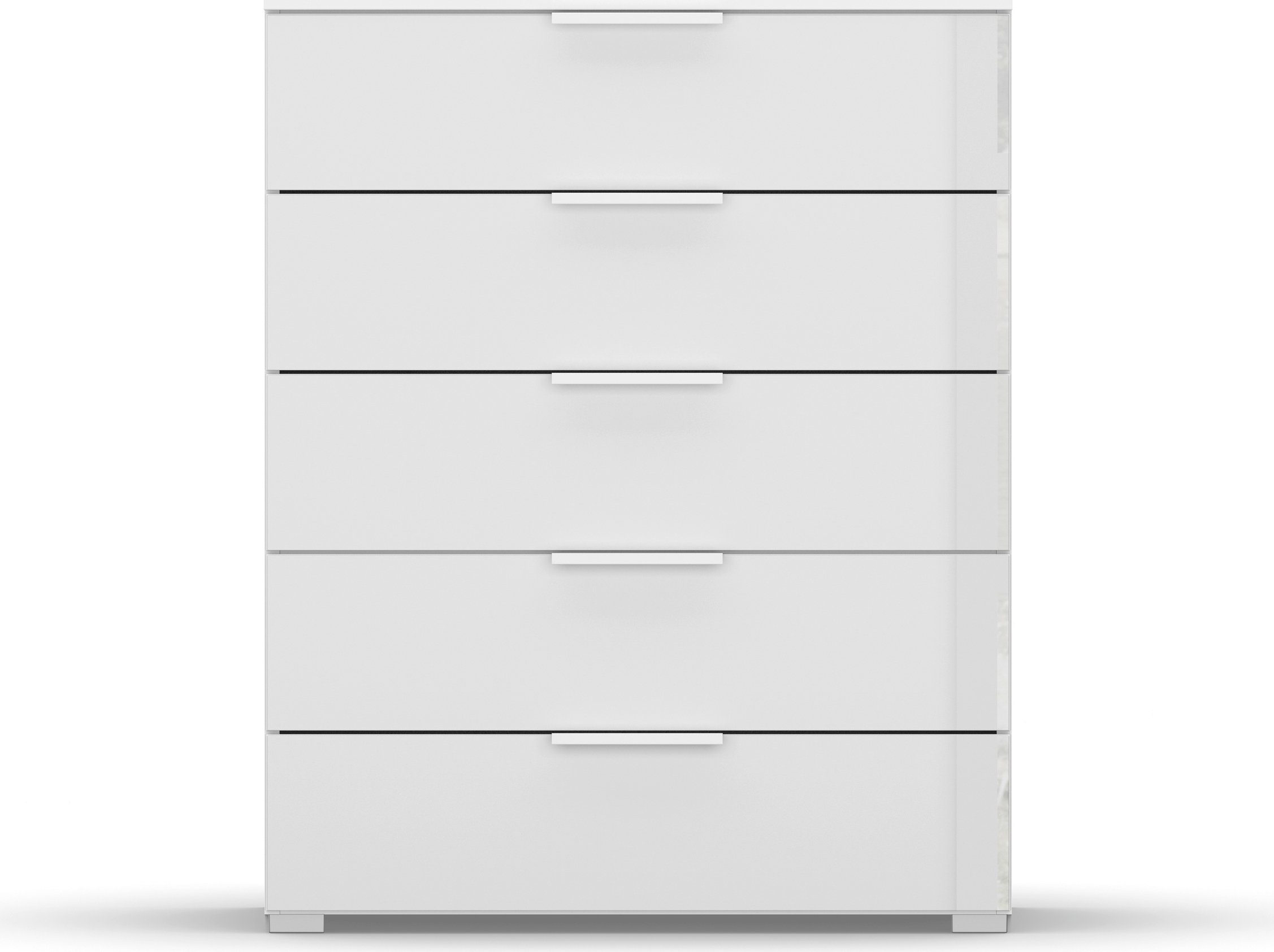 rauch Ladekast Skat Meridian kast sideboard waskast met 5 laden met glazen front in elegant design