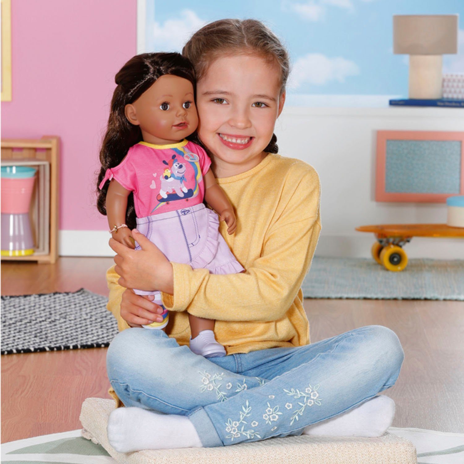 Baby Born Staande pop Sister, Dolls of Colour, 43 cm