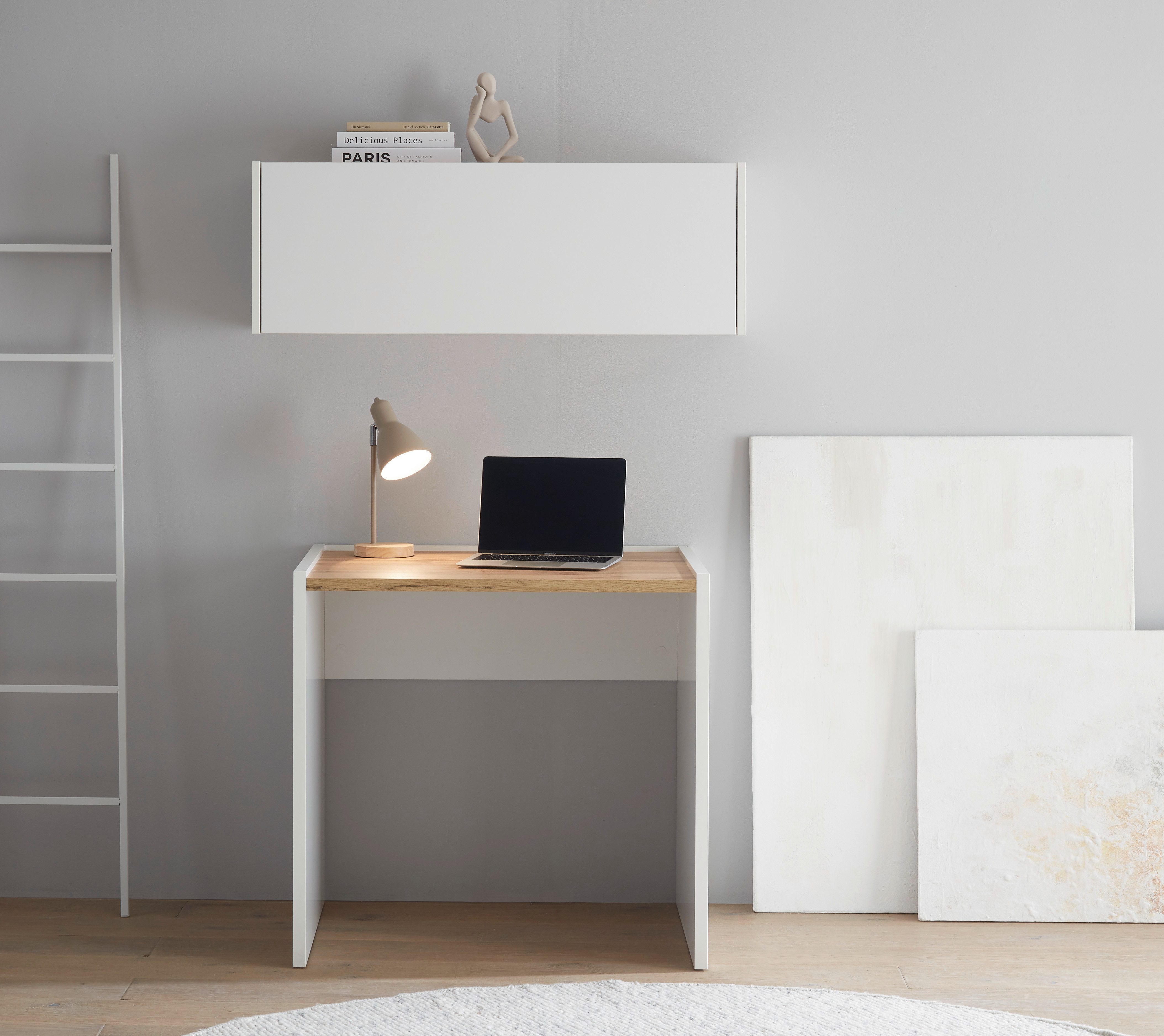 INOSIGN Bureau City/Giron moderne computertafel, gezellige thuiswerkplek, breedte 80 of 143 cm