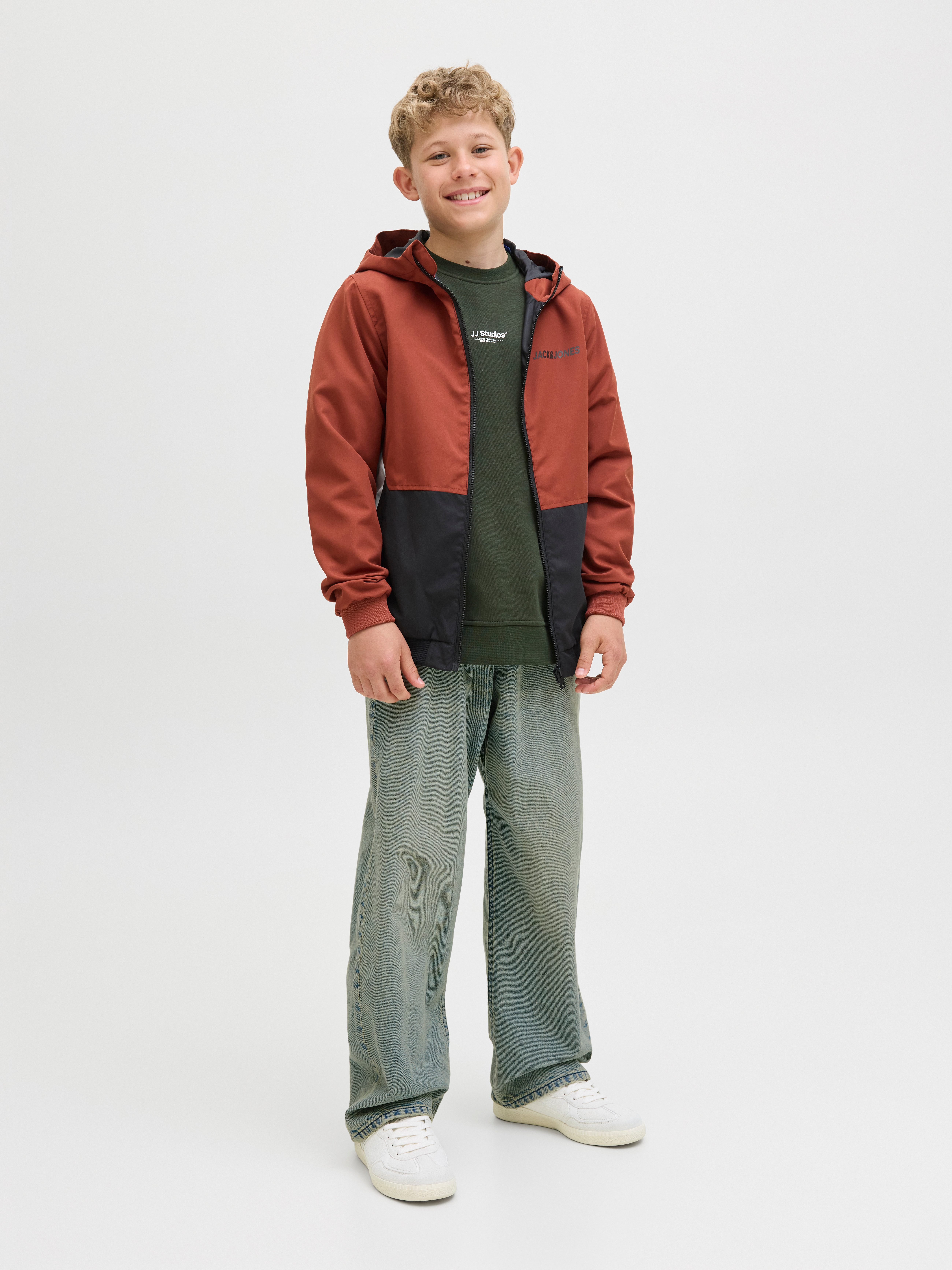 Jack & Jones Junior Relax fit jeans JJIALEX JJORIGINAL SQ 994 JNR