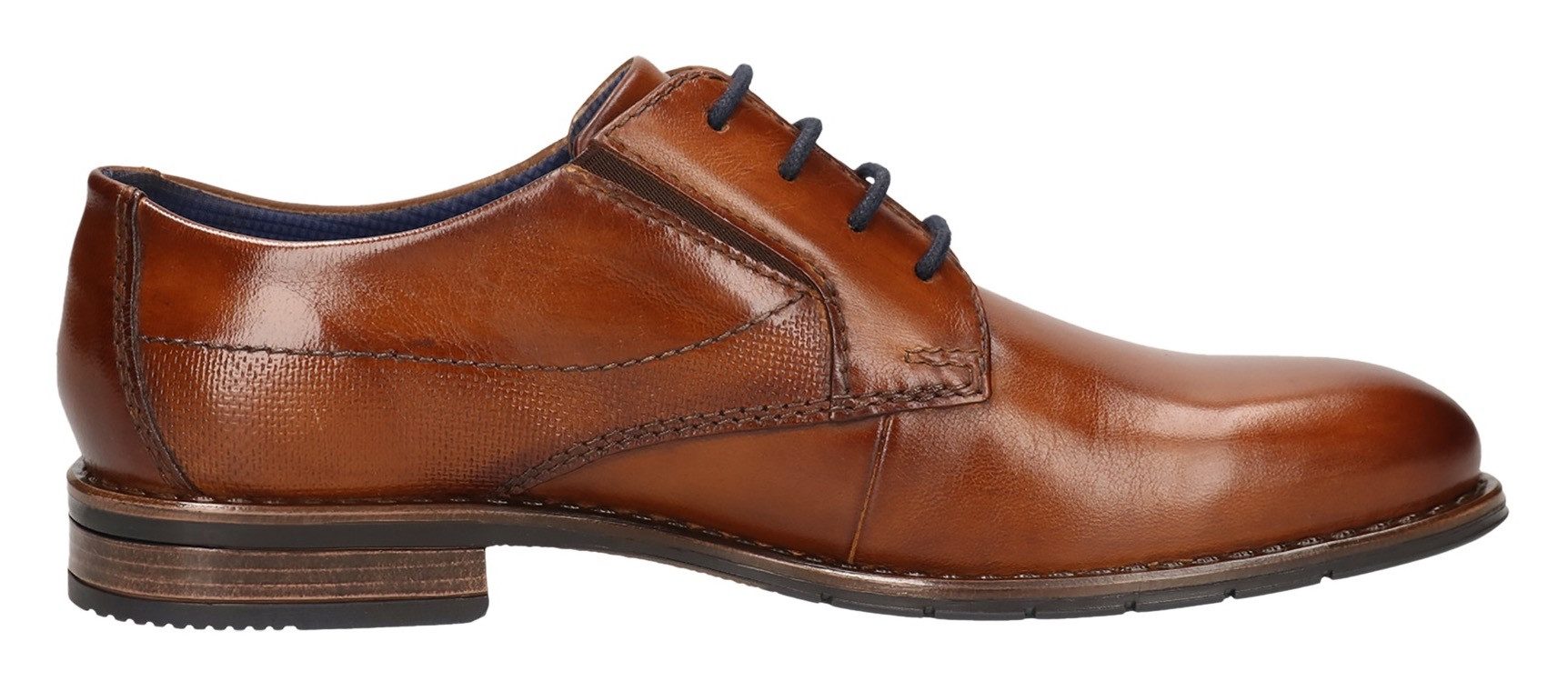 Bugatti Veterschoenen , avondschuh, businessschoen met kleine stretchinzetten, breedte g