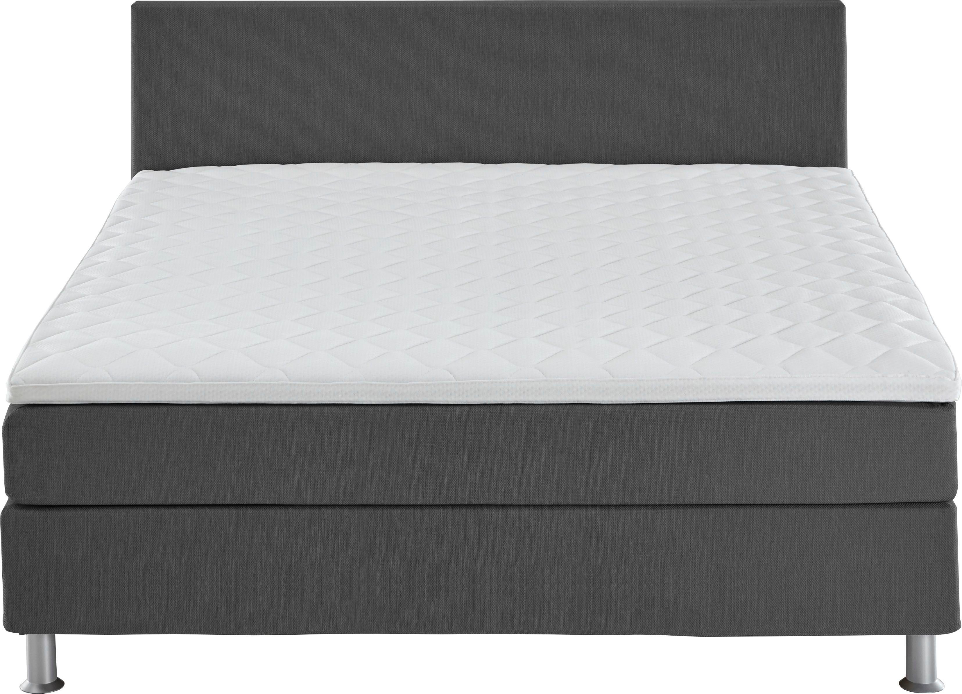 ATLANTIC home collection Boxspring Edison inclusief bonell-binnenveringsmatras en topmatras