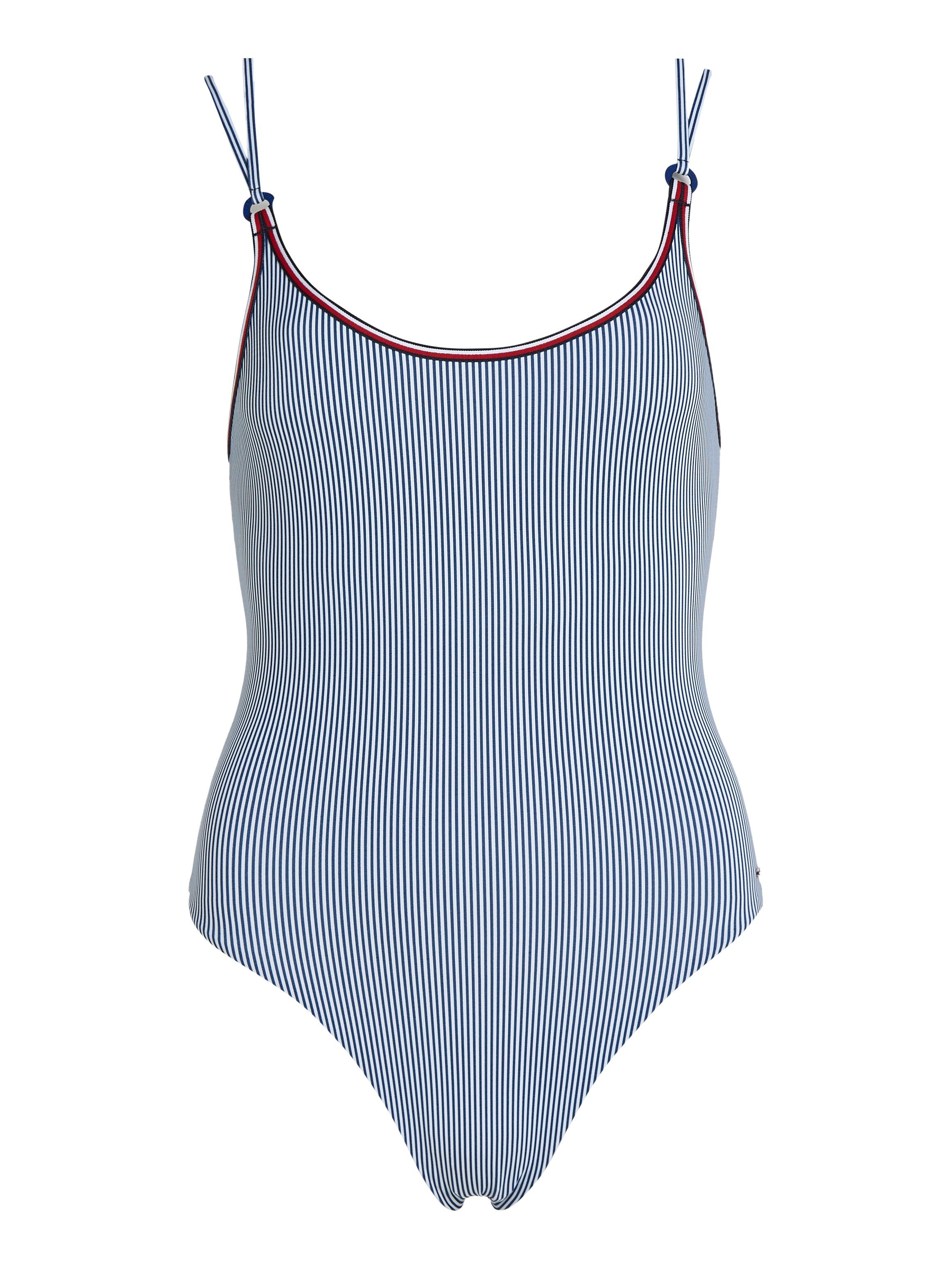 Tommy Hilfiger Swimwear Badpak ONE PIECE PRINT met gestreept patroon