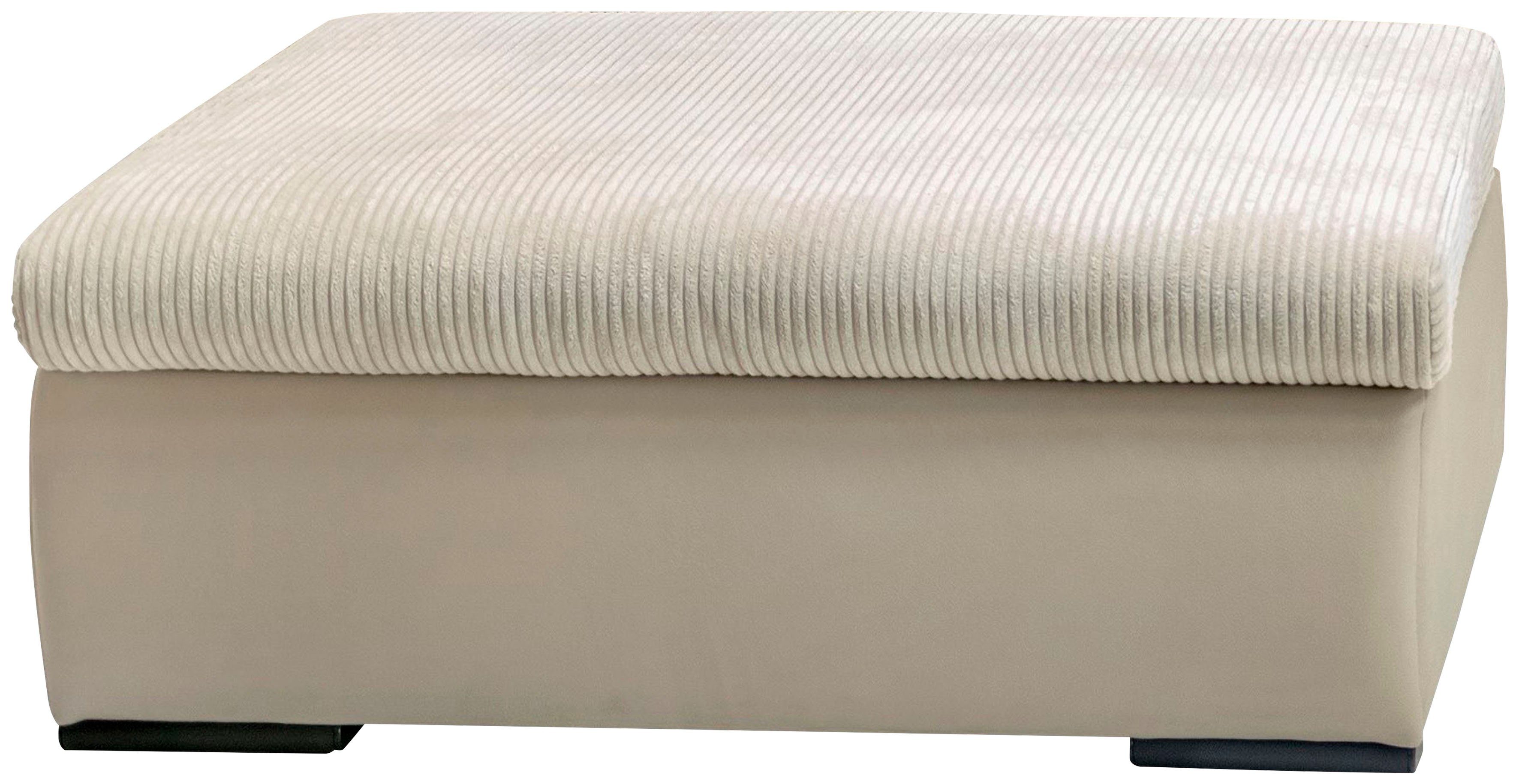 Home affaire Hocker Win met zwarte metalen poten, vrij plaatsbaar