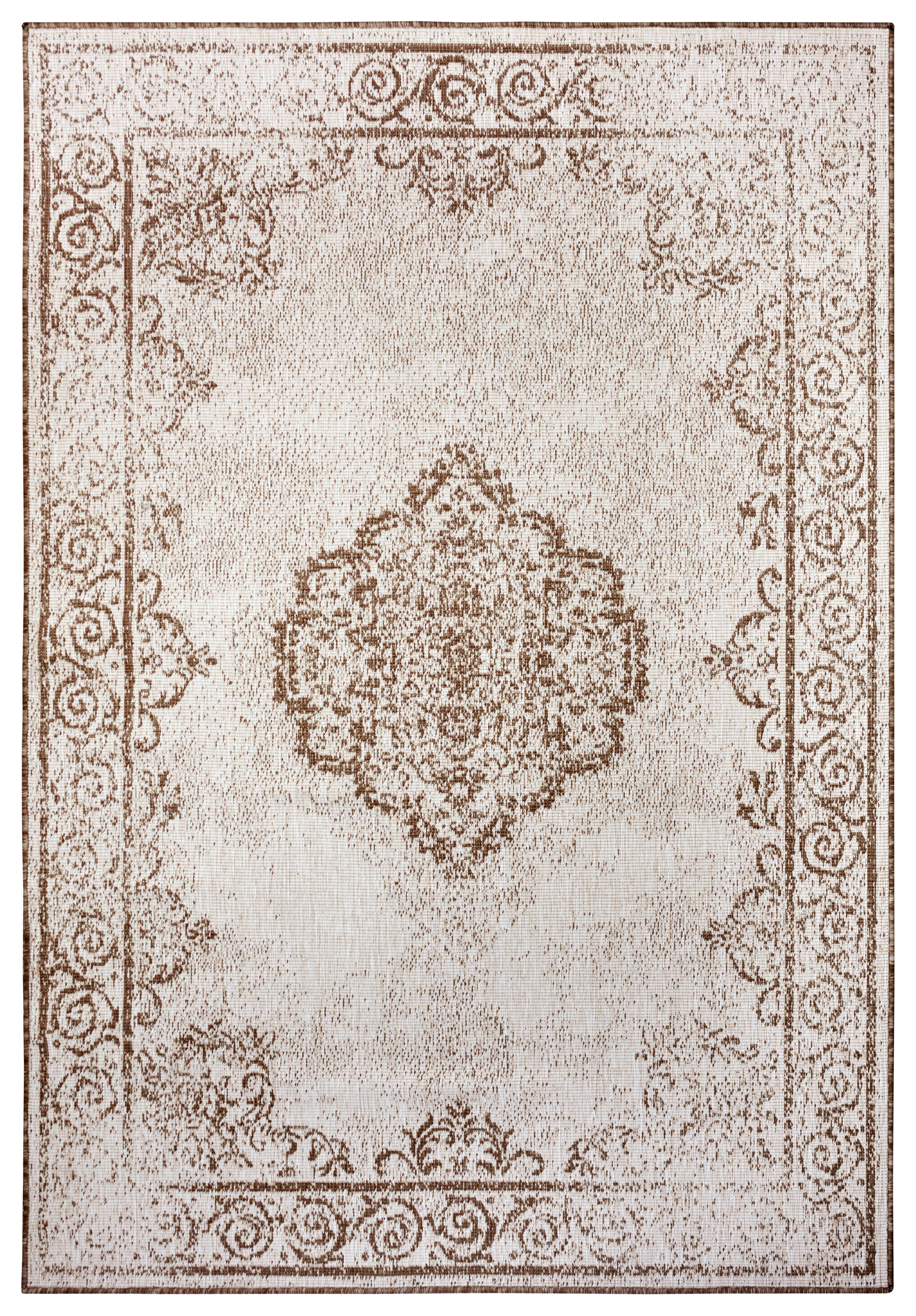 NORTHRUGS Vloerkleed CEBU tweezijdig te gebruiken kleed In- & outdoor, weerbestendig, balkon, woonkamer, waterbestendig, oriëntaals