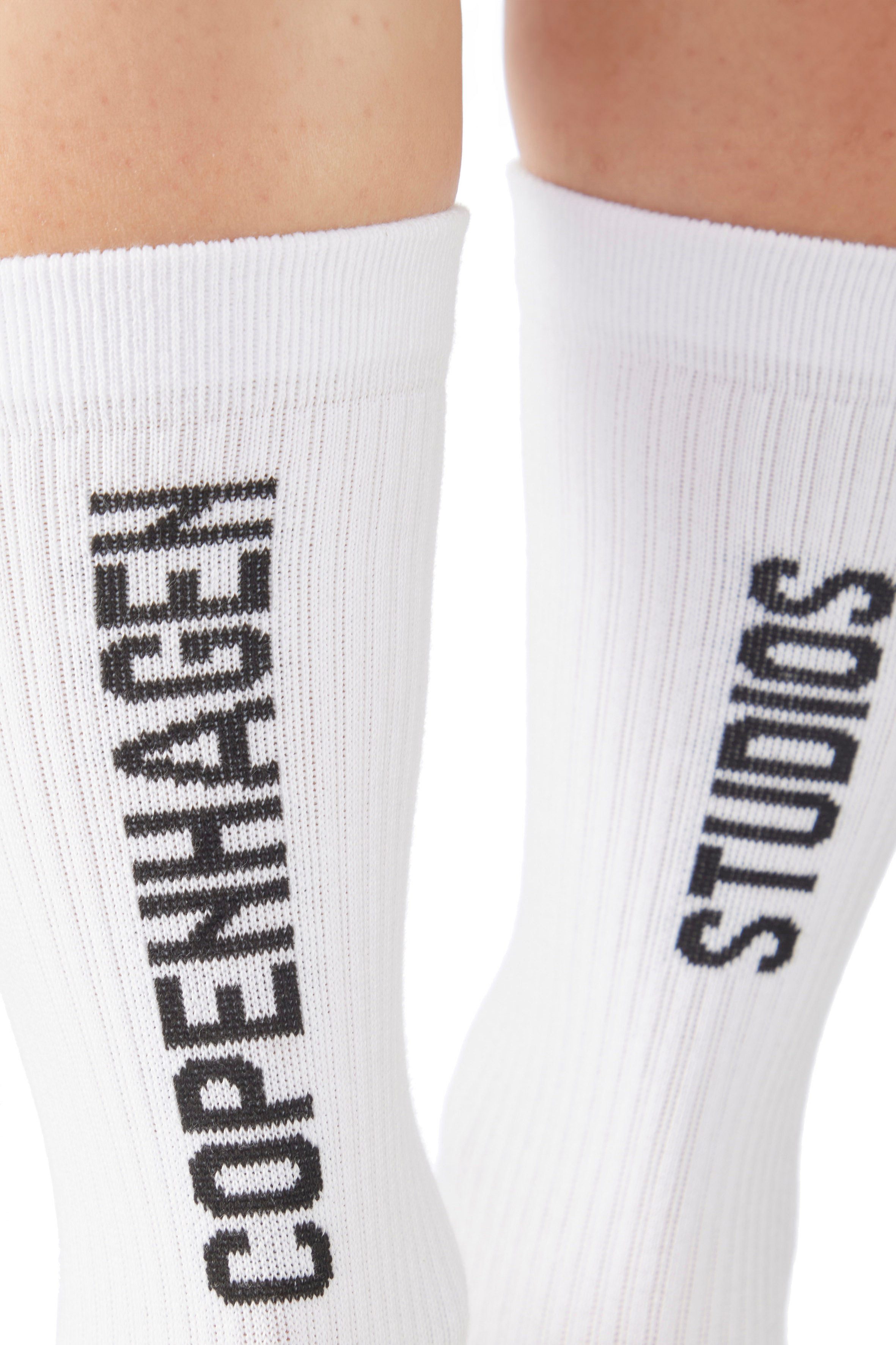 Copenhagen Studios Tennissokken met grote letters (set, 3 paar)