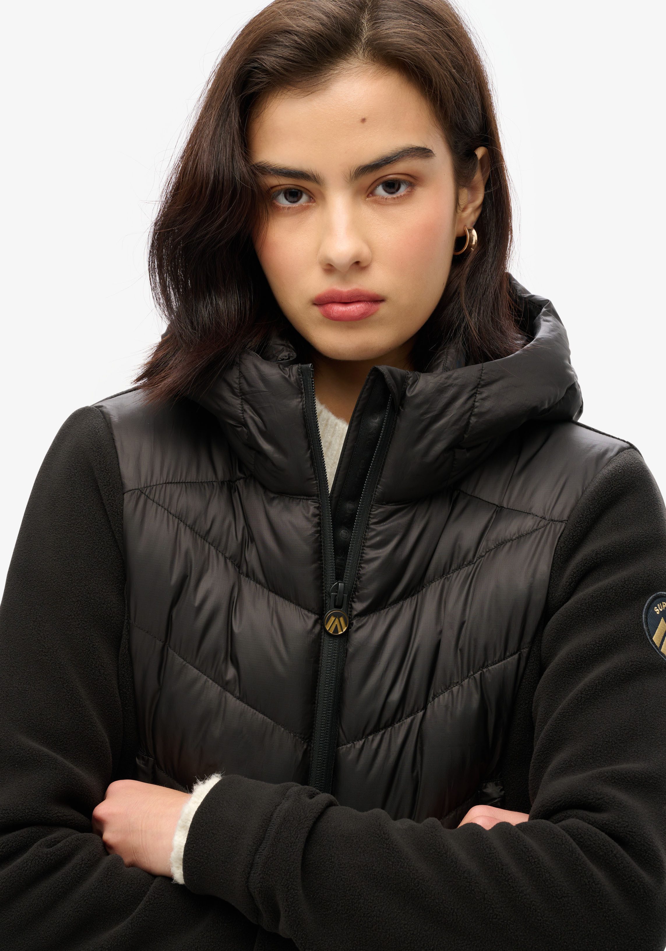 Superdry Fleecejack HOODED STORM FLEECE JKT