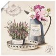 artland artprint bos bloemen iii in vele afmetingen  productsoorten -artprint op linnen, poster, muursticker - wandfolie ook geschikt voor de badkamer (1 stuk) roze