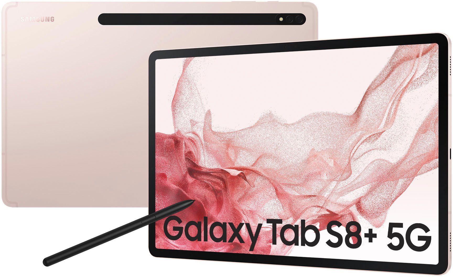 Samsung Tablet Galaxy Tab S8+ 5G, 12,4", Android,One UI,Knox