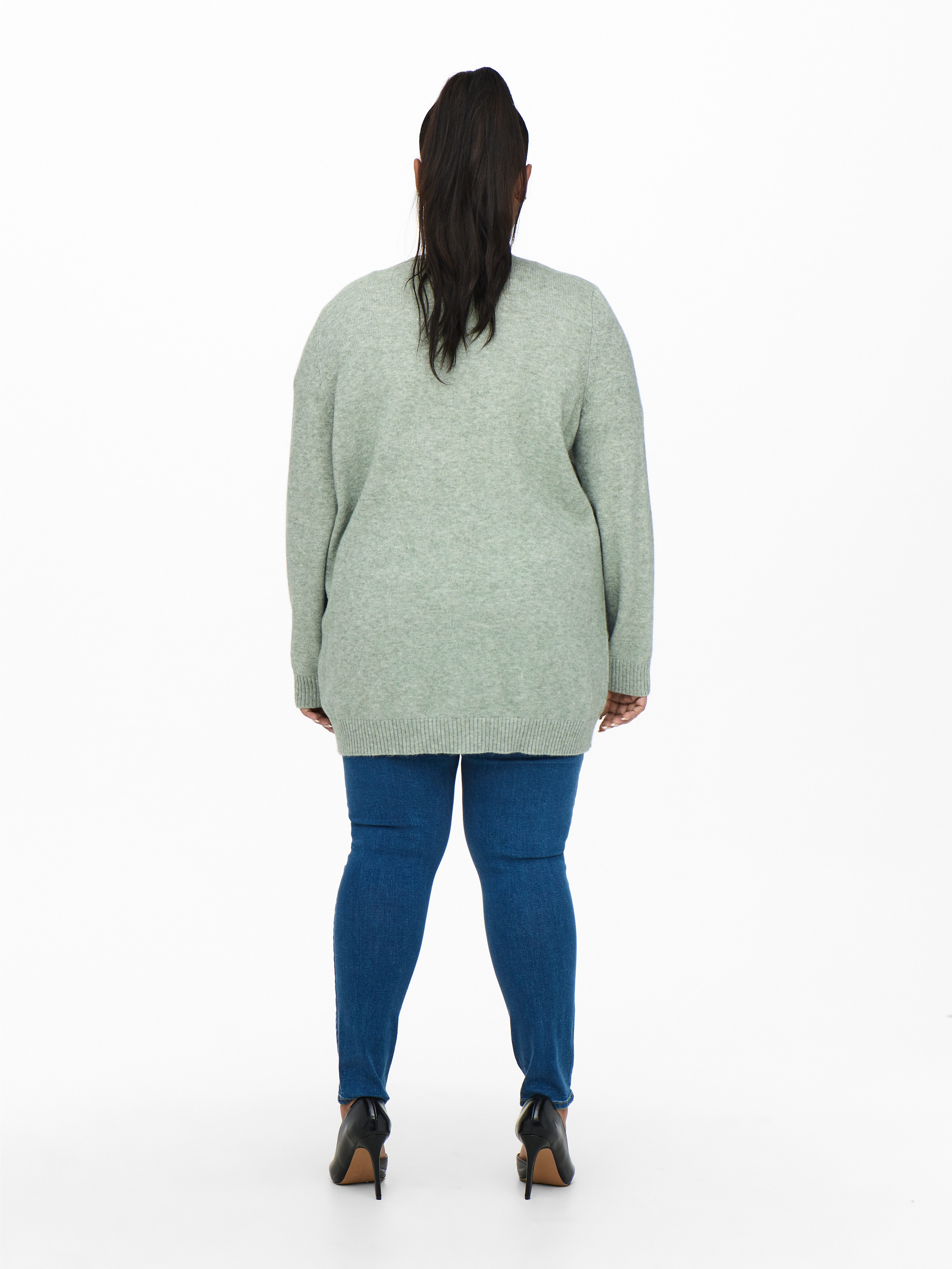 ONLY CARMAKOMA Vest CARESLY L/S OPEN CARDIGAN NOOS KNT