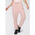 puma joggingbroek her high waist pants tr cl roze