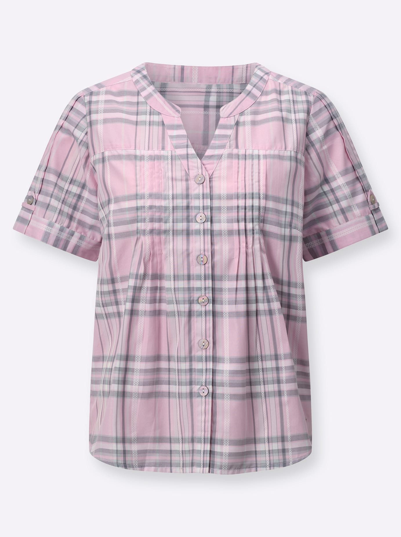 Casual Looks Geruite blouse