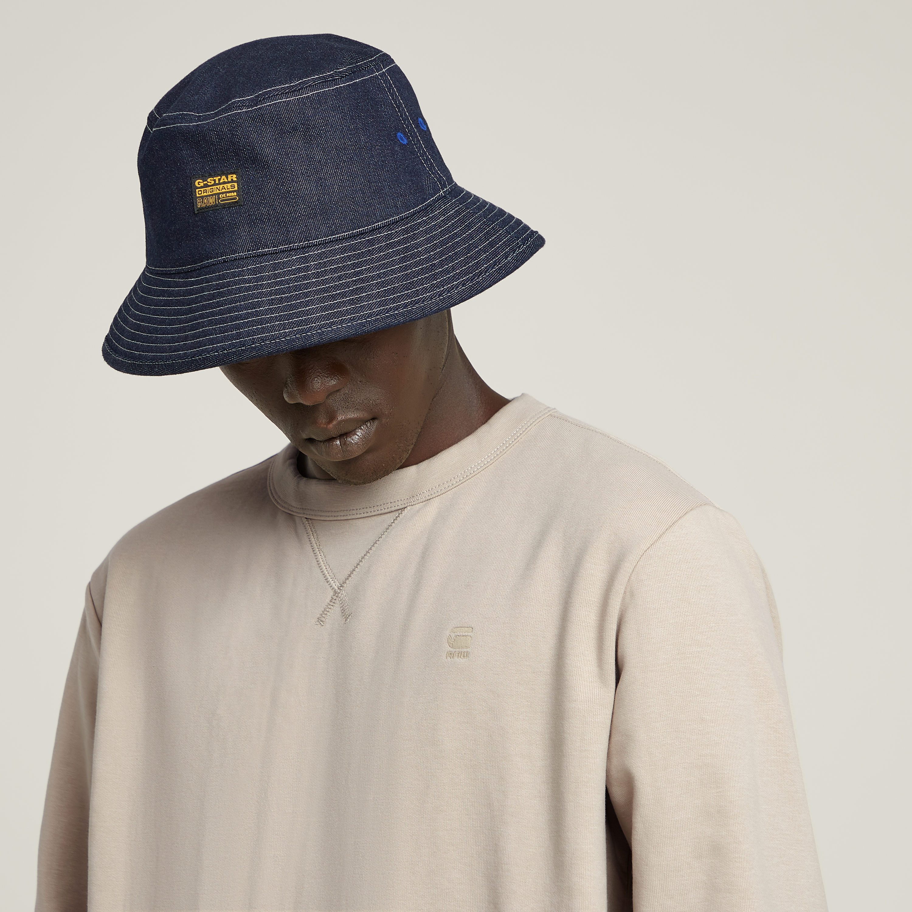 G-Star RAW Sweatshirt Nifous met halve mouwboorden