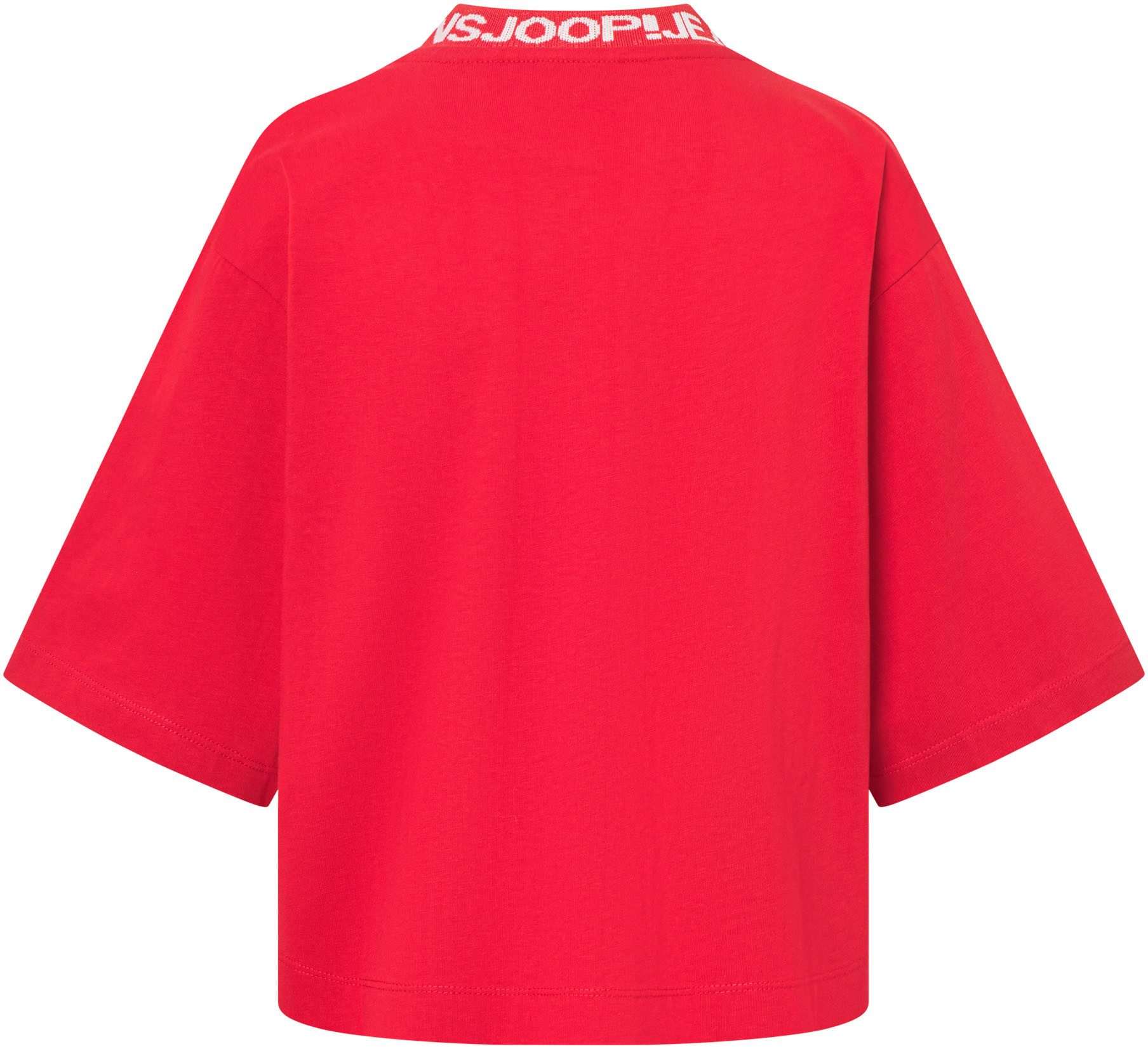 Joop Jeans T-shirt Tafi Kraag met logo-print