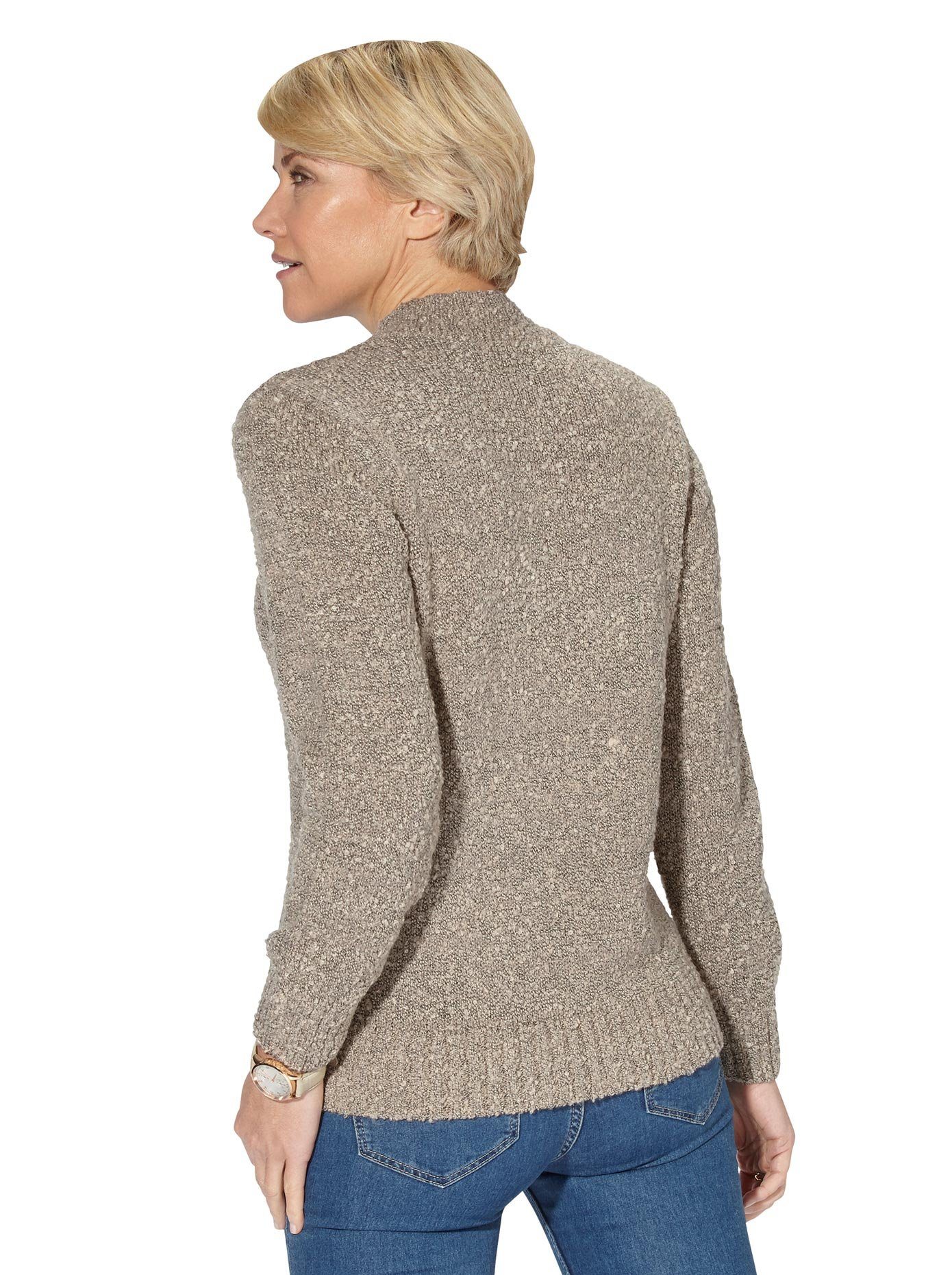 Classic Basics Trui met staande kraag Trui