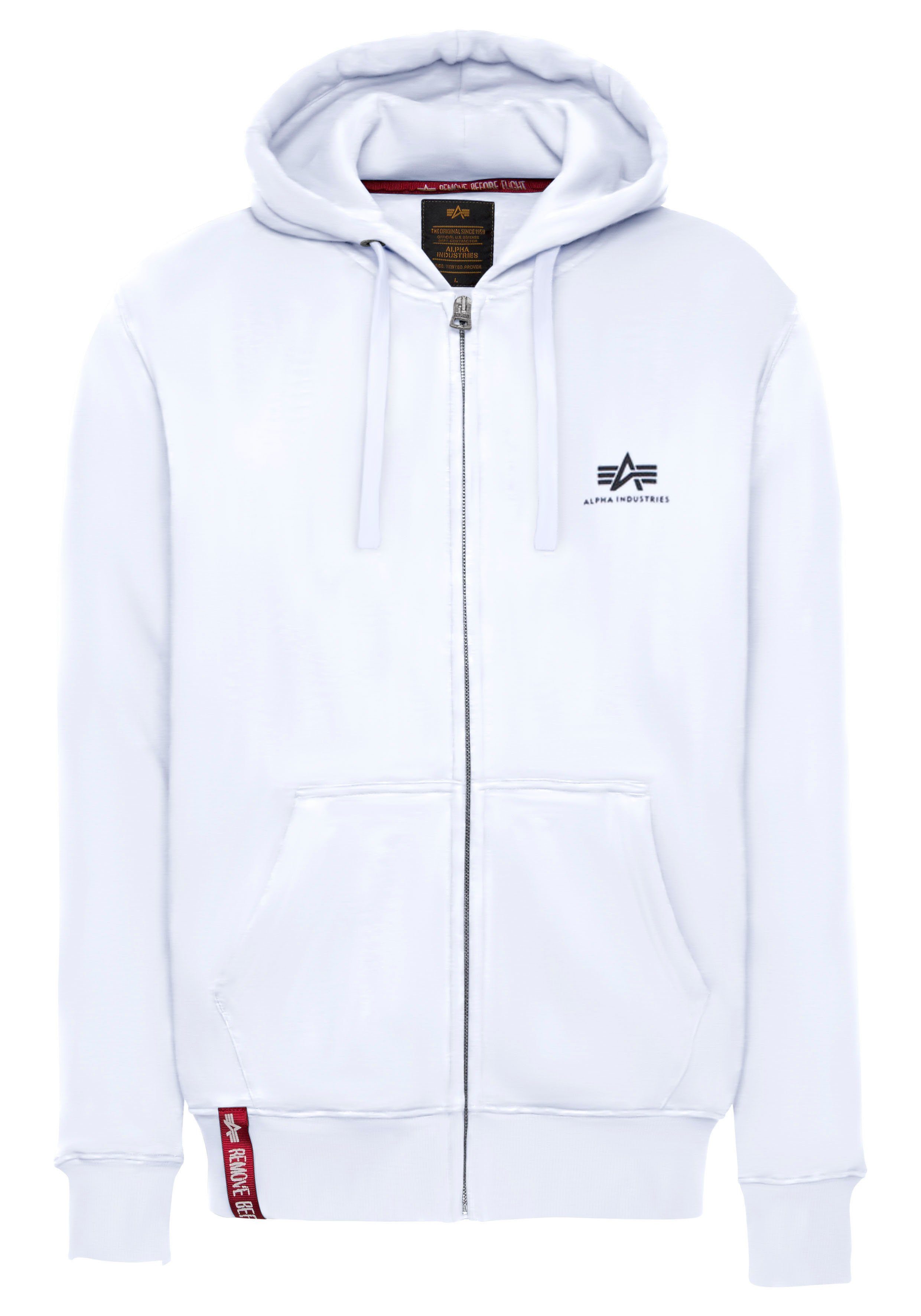 Alpha Industries Capuchonsweatvest Basic Zip Hoody SL