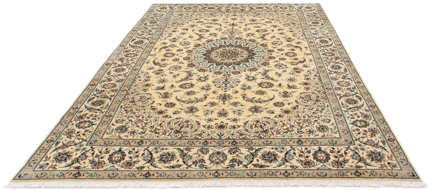 morgenland Wollen kleed Nain 9la medaillon beige 303 x 203 cm Uniek exemplaar met certificaat