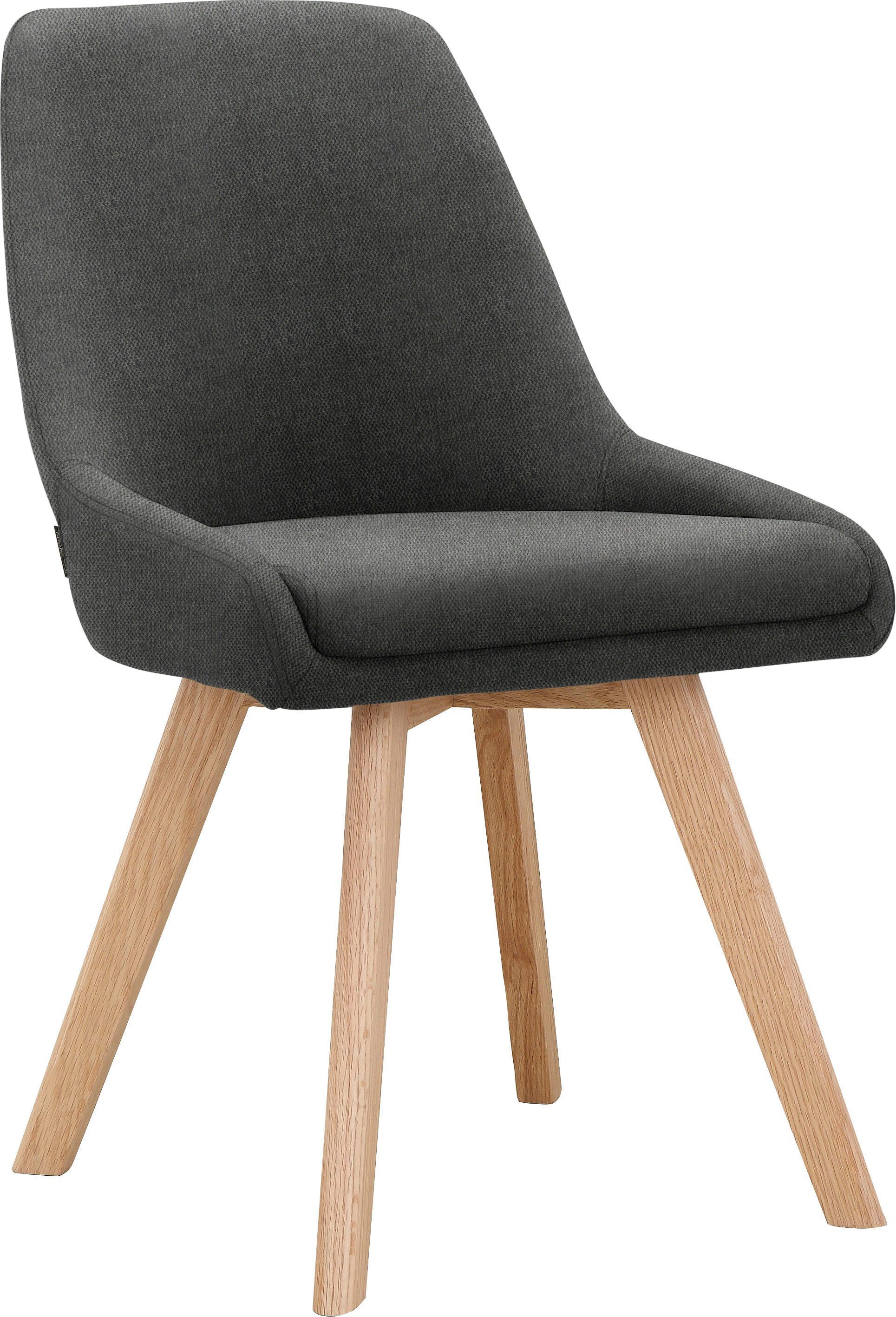 INOSIGN Eetkamerstoel Dilla, TOPSELLER! in sets van 1 en 2, bekleding van geweven stof, zithoogte 48 cm, keukenstoel