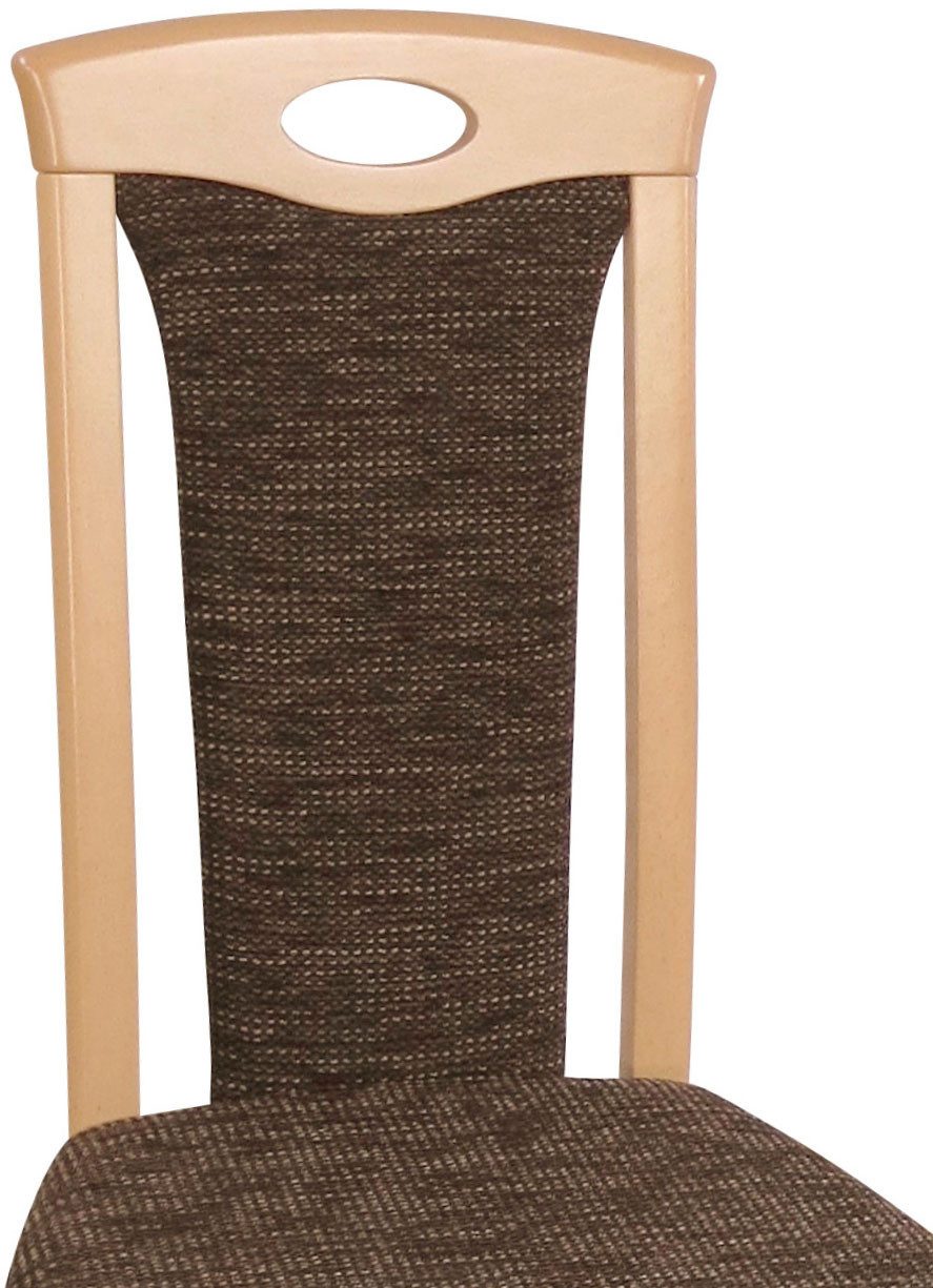 HOFMANN LIVING AND MORE Eethoek 5-delige eethoek Stoelen voorgemonteerd (voordeelset, 5-delig)