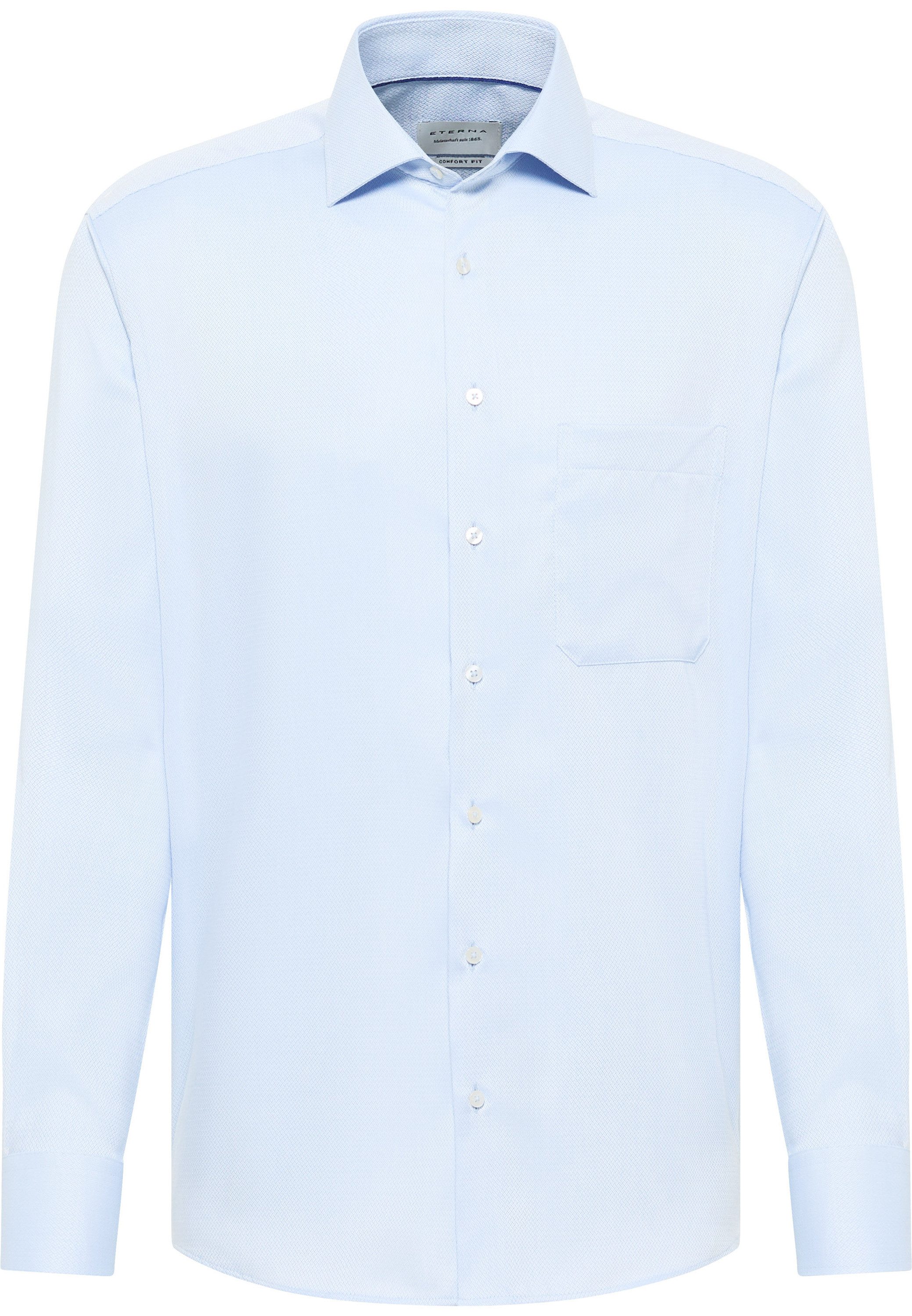 Eterna Overhemd met lange mouwen Comfort fit NON IRON (strijkvrij)