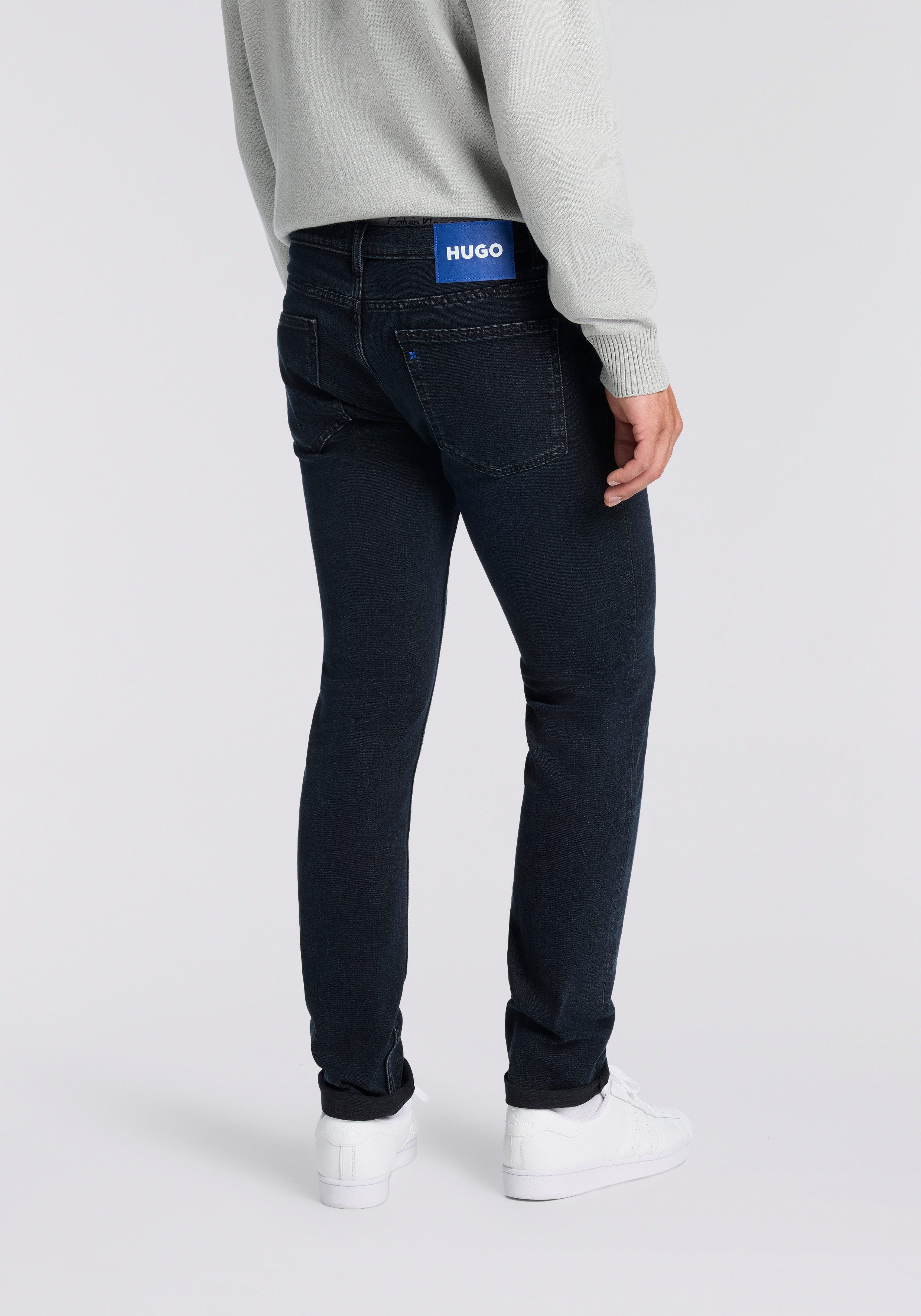 HUGO Blue Slim fit jeans Zane extra slim fit