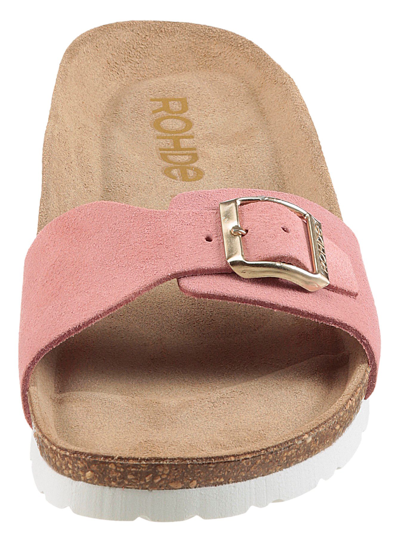 Rohde Slippers , sleehak, zomerschoenen, slippers met voorgevormd soft voetbed