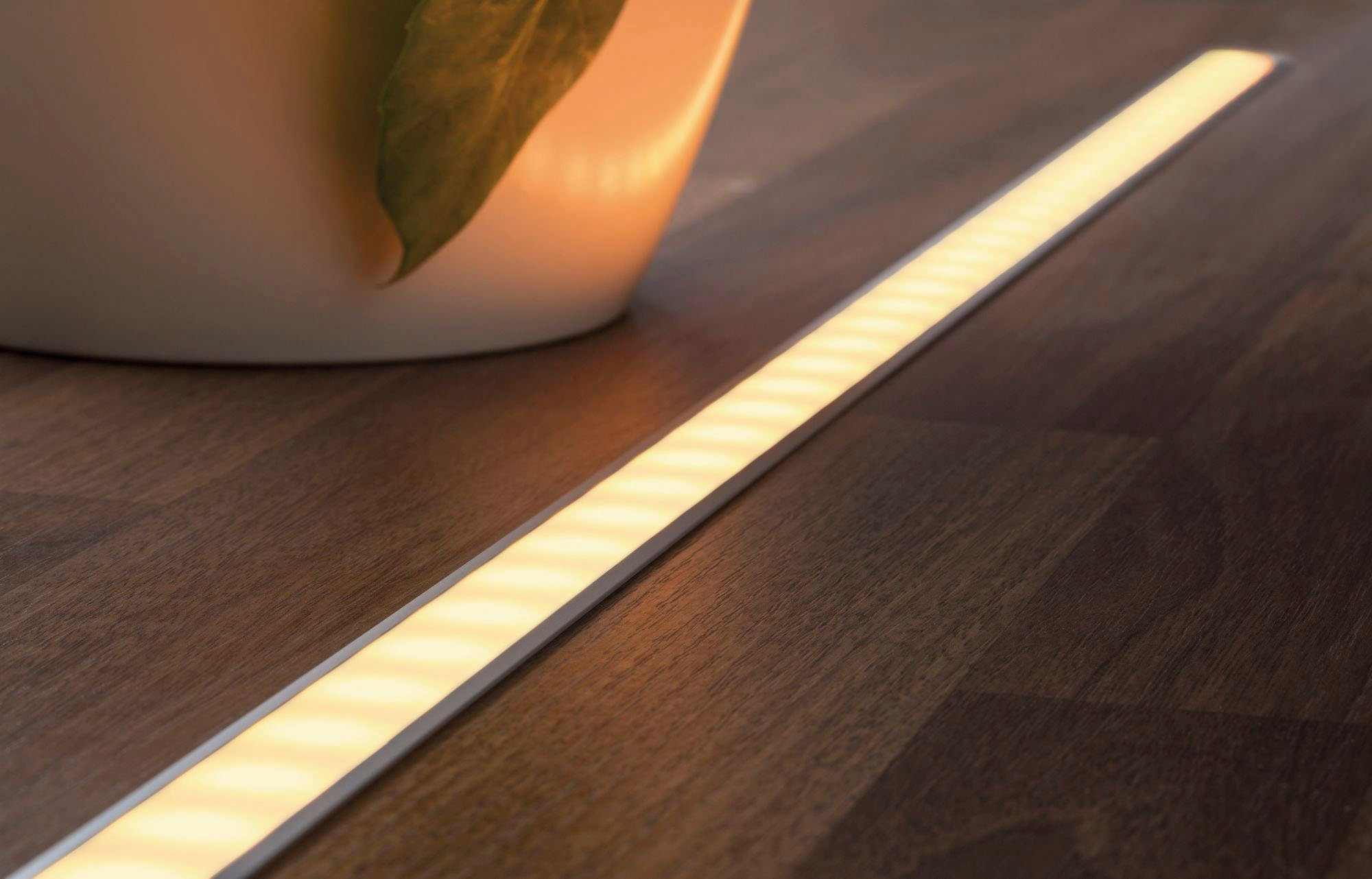 Paulmann Led-strepen Vloer Profiel met Diffuser 100cm Geanodiseerd Alu, Satin, Alu/Kunststof Alu (1 stuk)