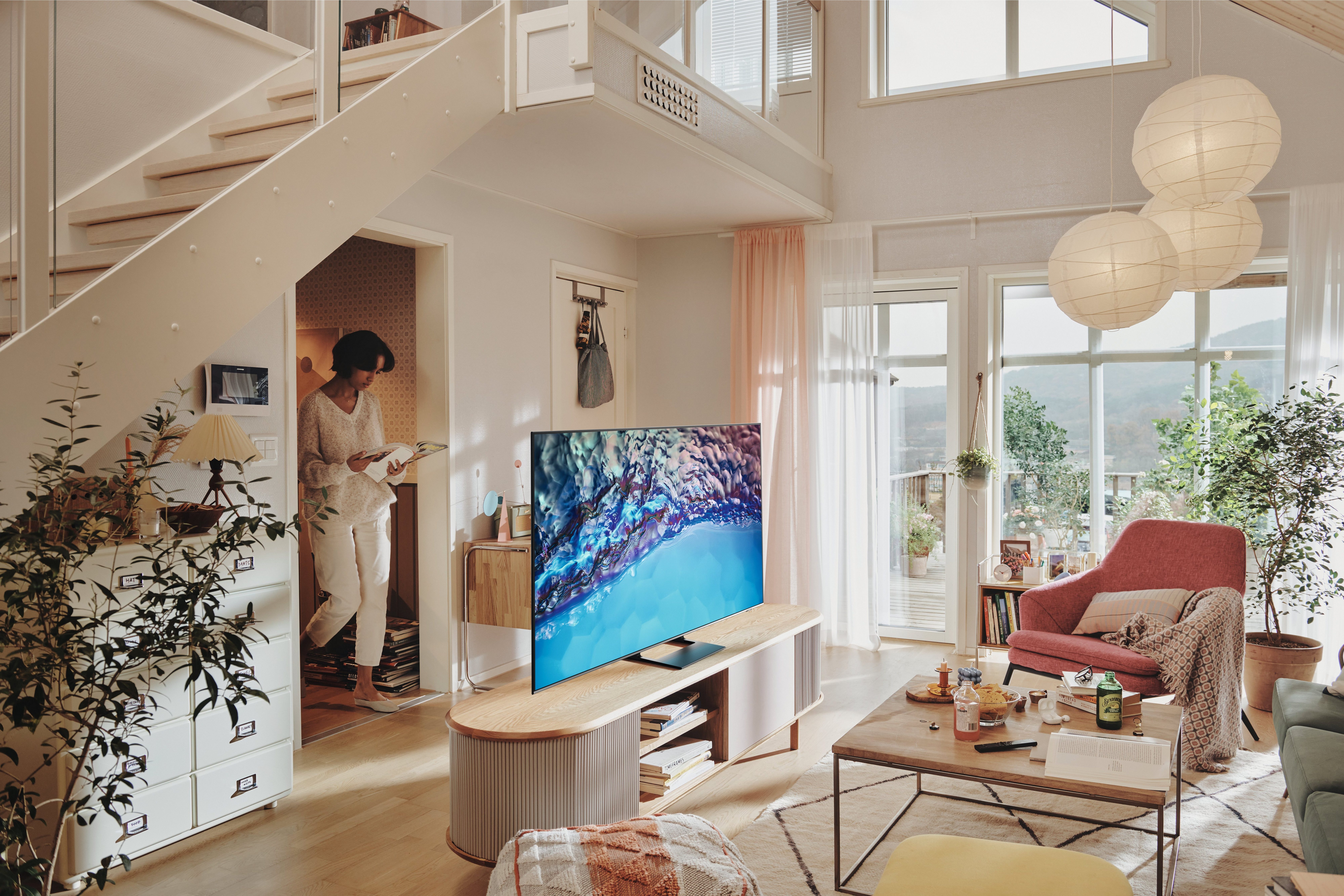 Samsung Led-TV 75" Crystal UHD 4K BU8579 (2022), 189 cm / 75", 4K Ultra HD, Smart TV, Crystal Processor 4K, HDR, Motion Xcelerator