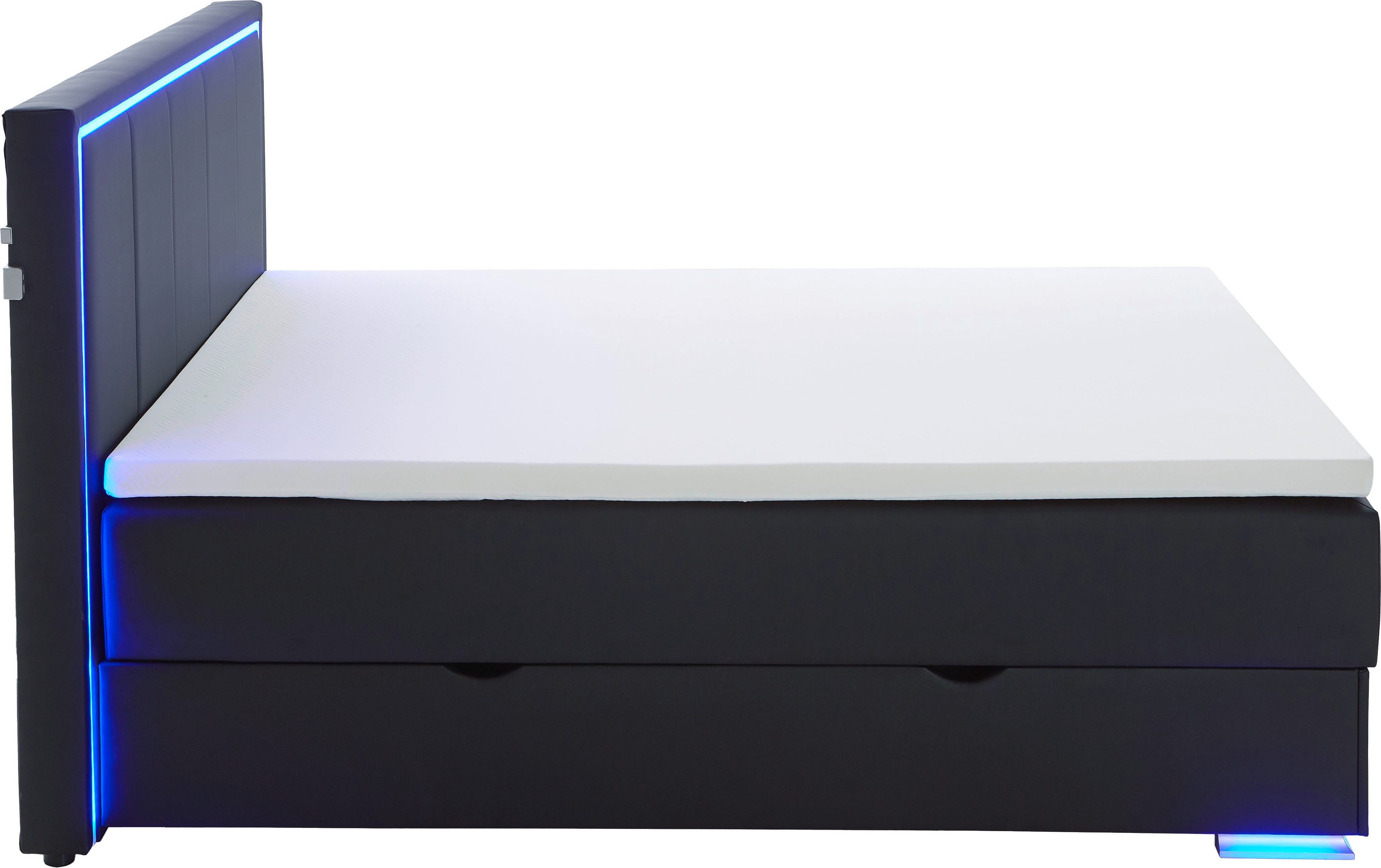 meise.möbel Boxspring Colorado II inclusief led-verlichting & topper