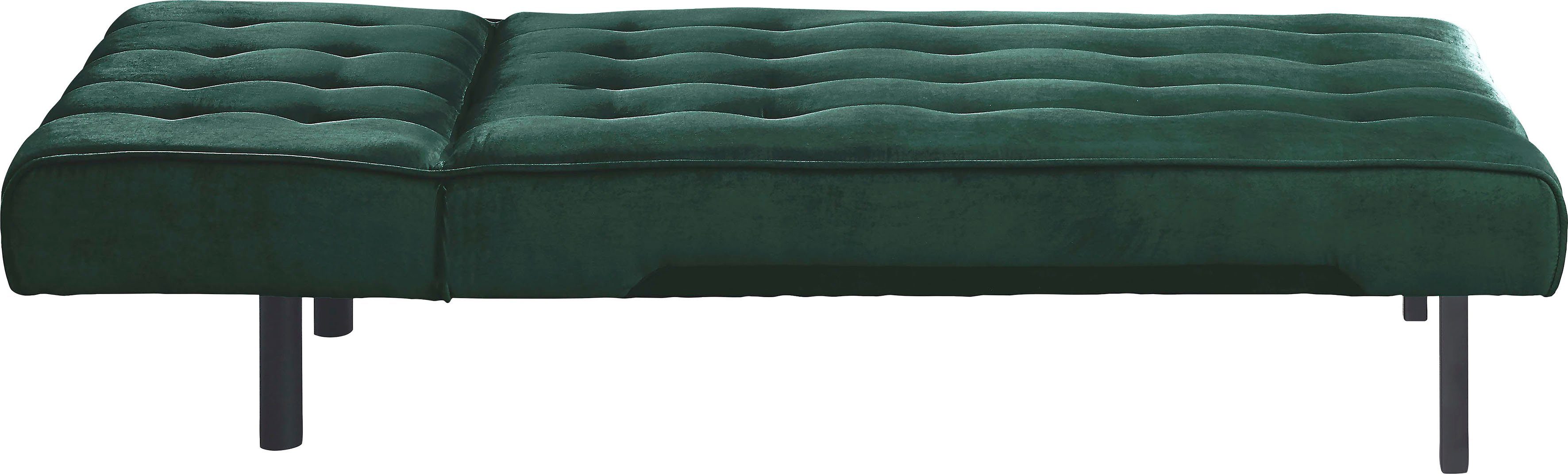 ATLANTIC home collection Relaxstoel Pierre met 3-voudige blokkeerfunctie achter, met golfvering