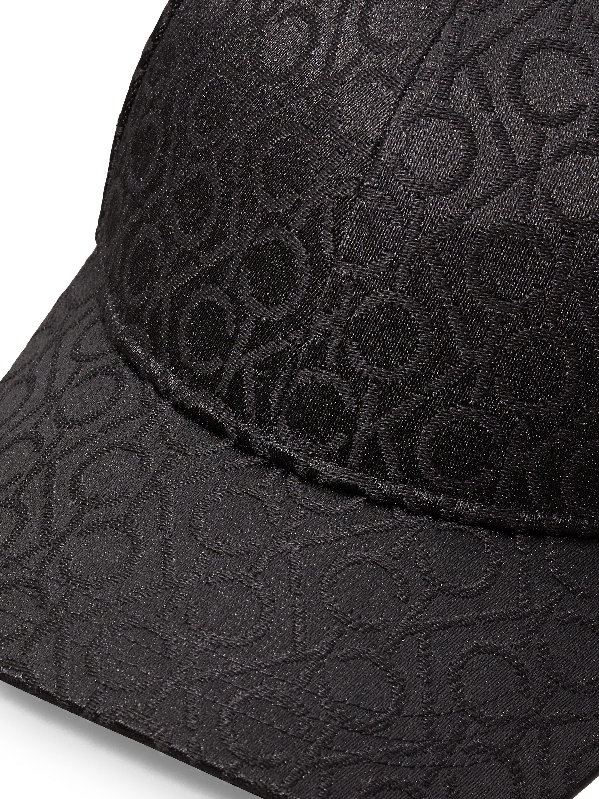 Calvin Klein Snapback cap MONOGRAM JACQUARD CAP met logo-embossing unisex