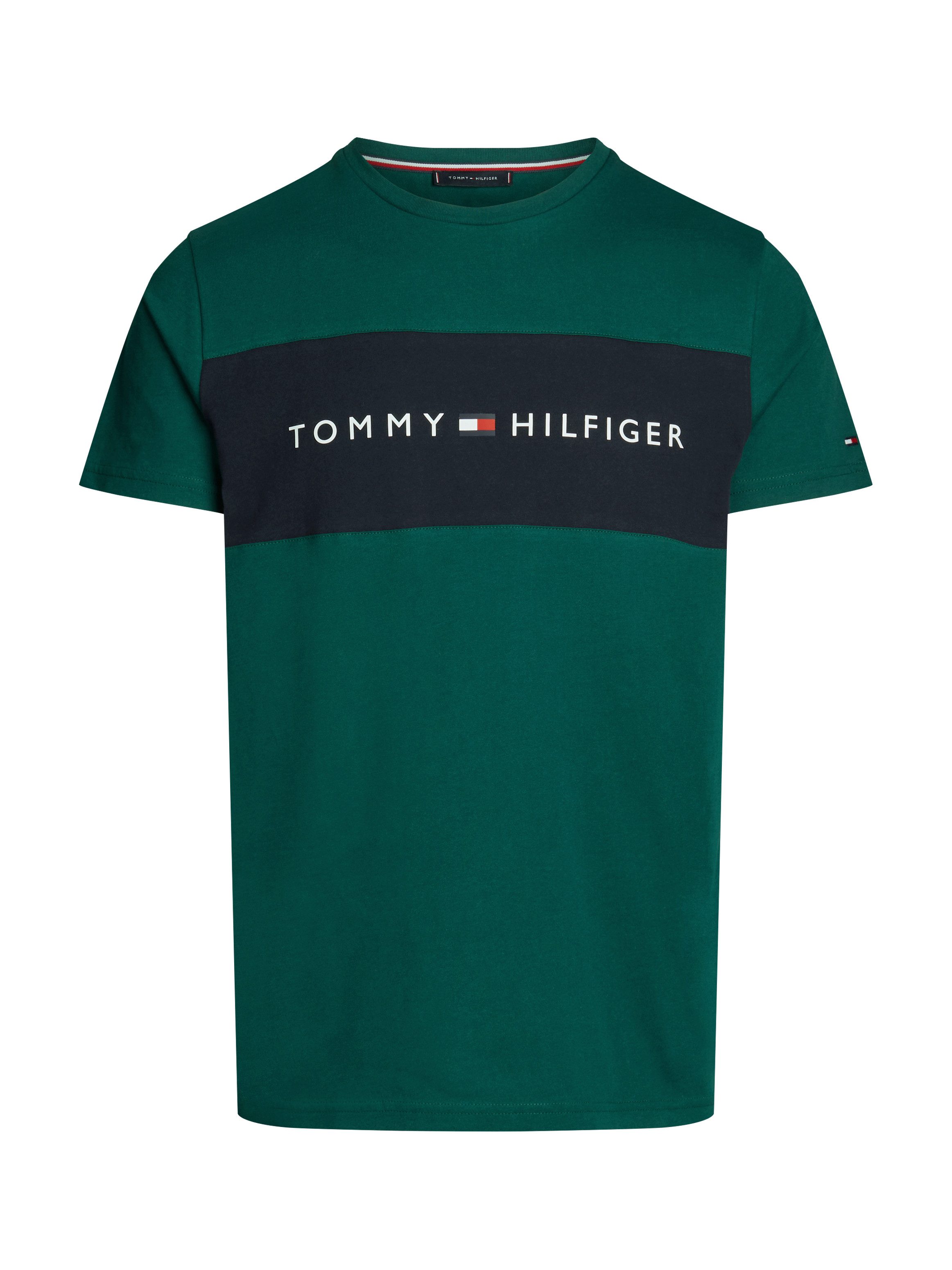 Tommy Hilfiger Underwear T-shirt SS T-SHIRT BLOCK LOGO met kleuraccent, met logo-opdruk