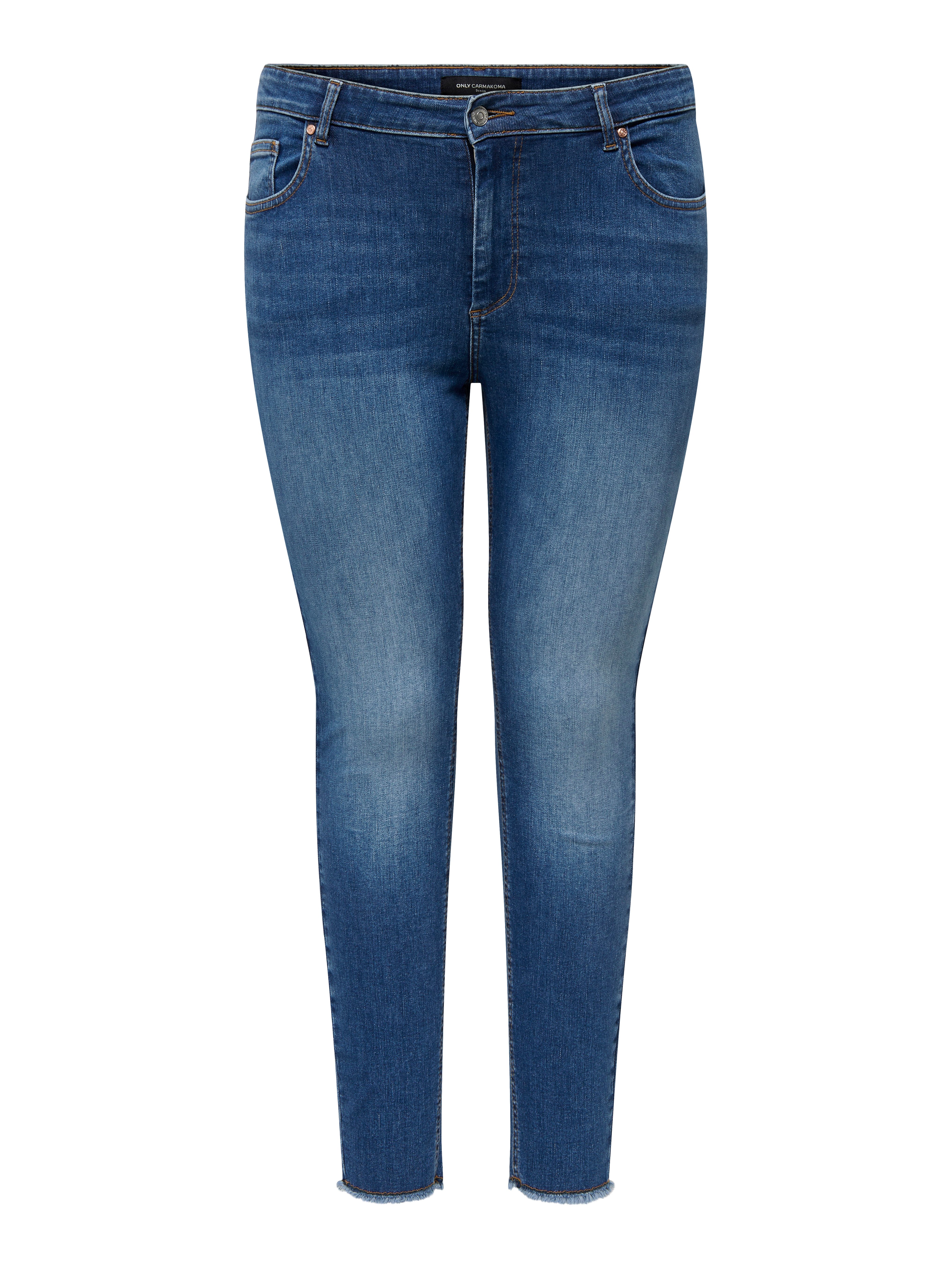 ONLY CARMAKOMA Skinny fit jeans CARWILLY REG SK ANK RW DNM TAI263 NOOS