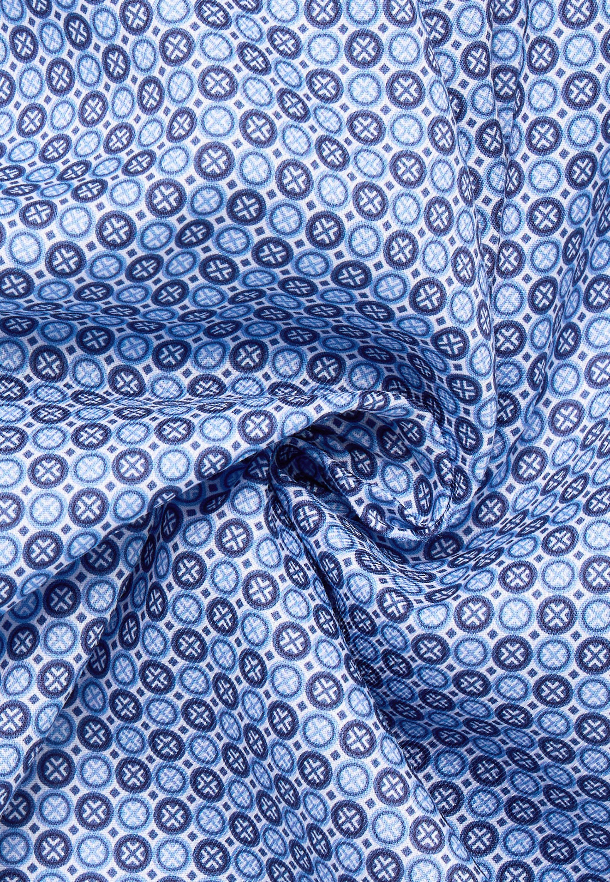 Eterna Overhemd met lange mouwen Comfort fit NON IRON (strijkvrij)