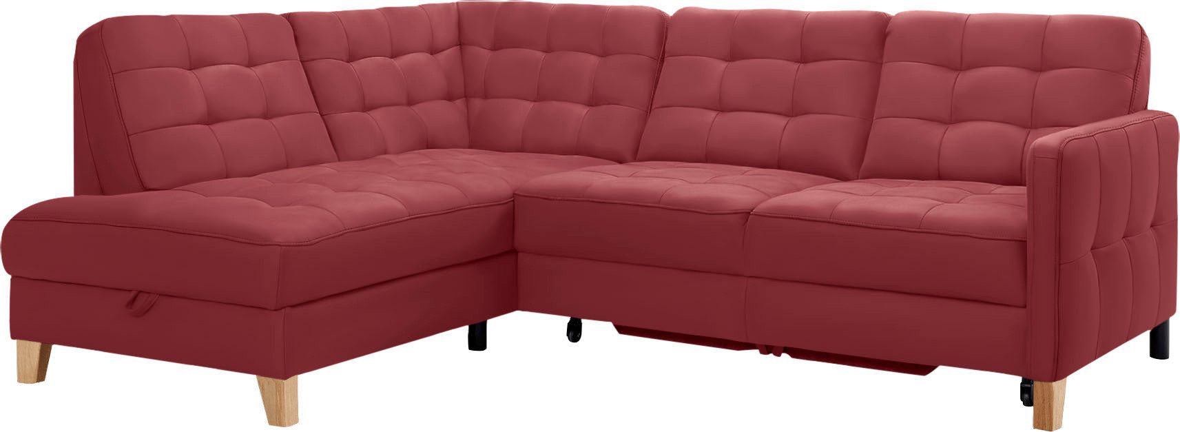 exxpo - sofa fashion Hoekbank Elio, compact en comfortabel, handig, tijdloos design, L-vorm